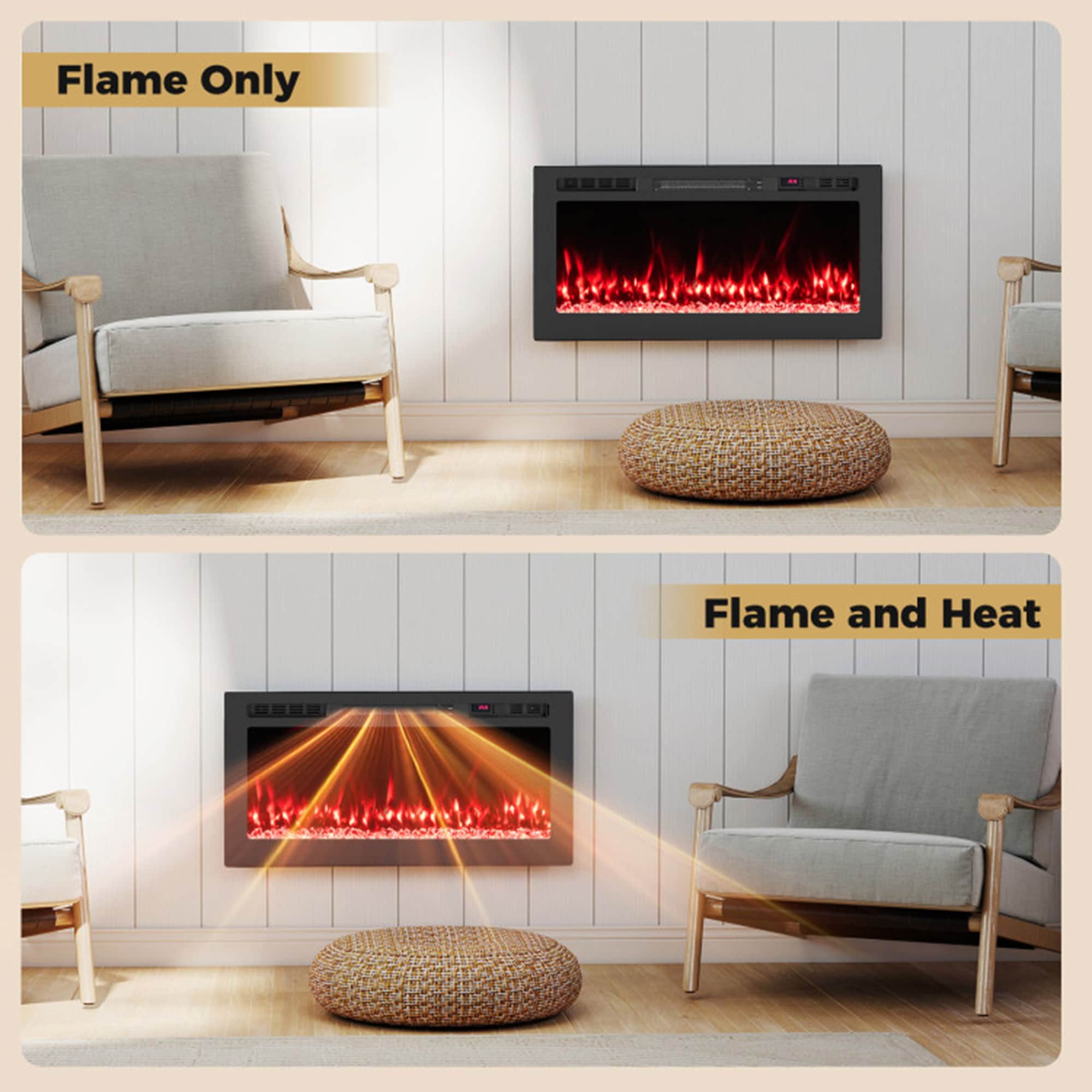 Mondawe WF-ZHX-05-28 Electric-Fireplaces - View #4