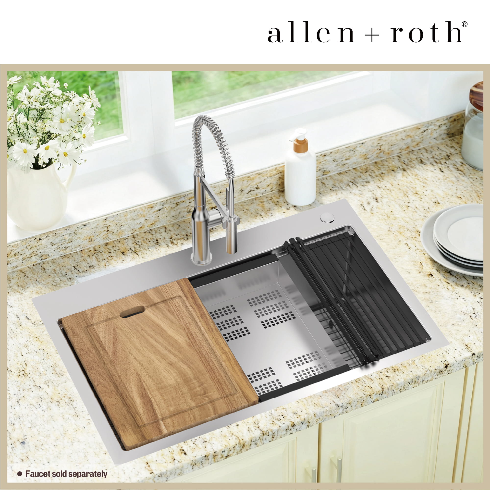 allen + roth FSD1R3322A1102-AB Kitchen-Sinks - View #8