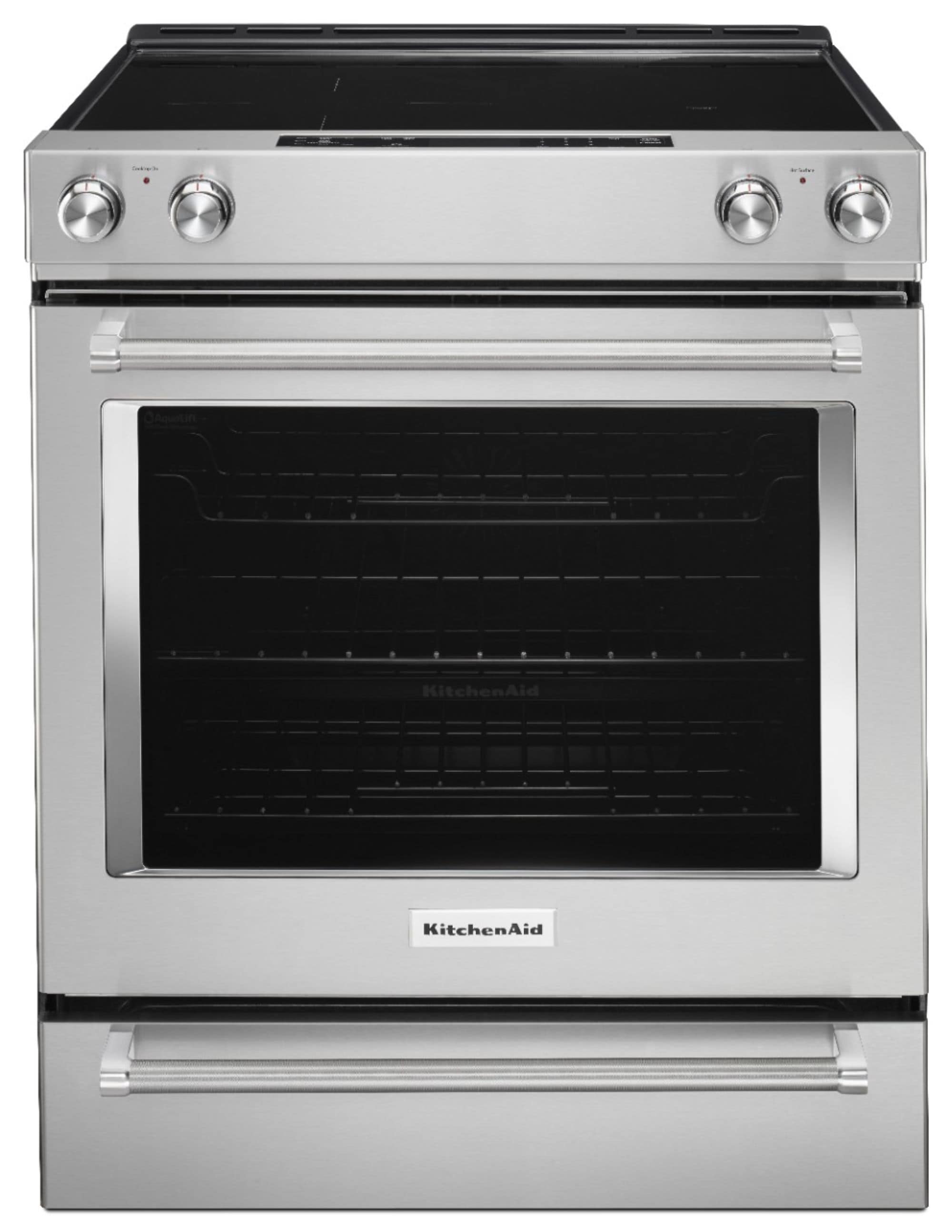 KitchenAid® 30 6.4 cu.ft. Stainless Steel Slide-In Electric Induction Range  with Convection (Smooth Top) at Menards®