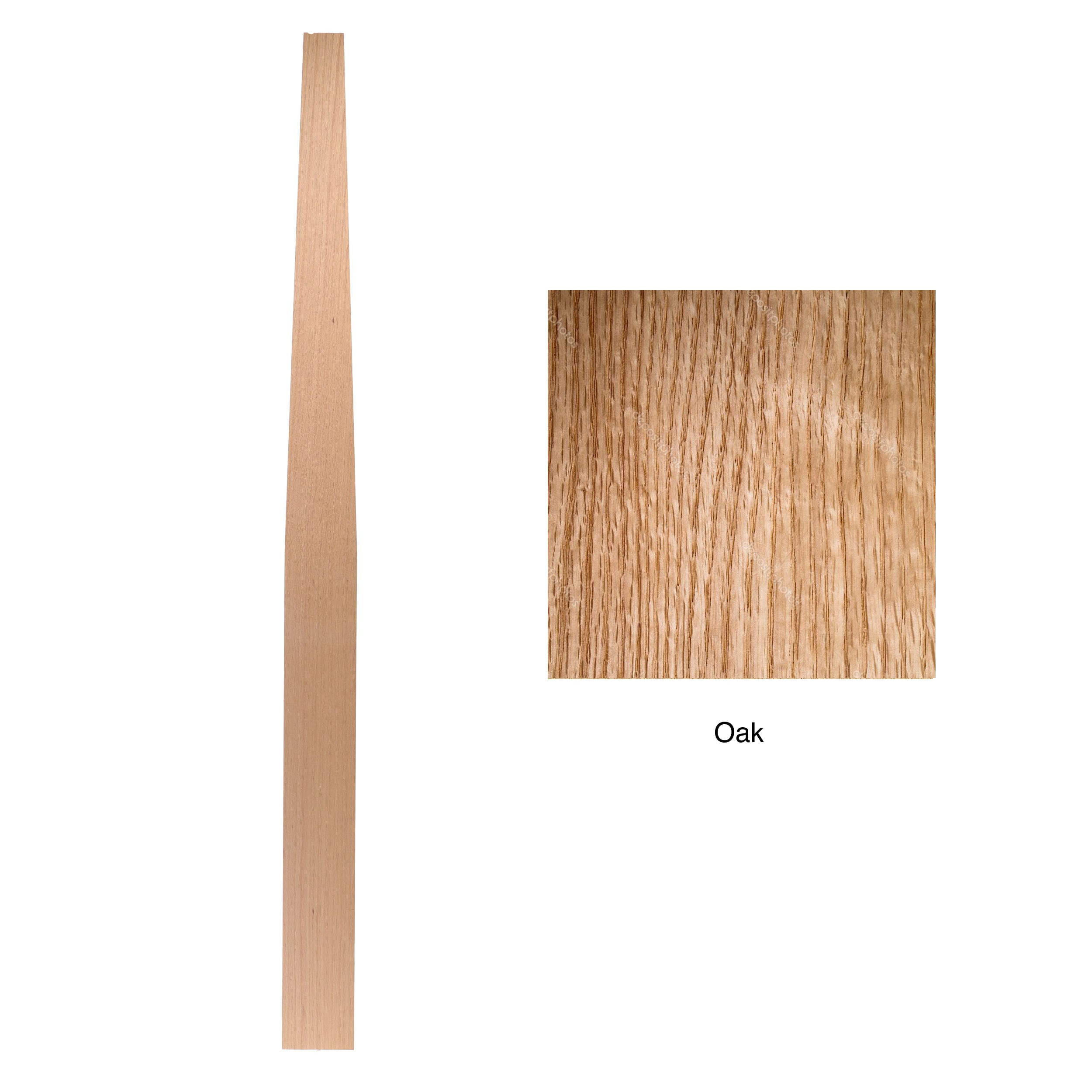 RELIABILT WG353PT48OAK 3.5-in x 48-in Unfinished Red oak Universal Stair Newel Post