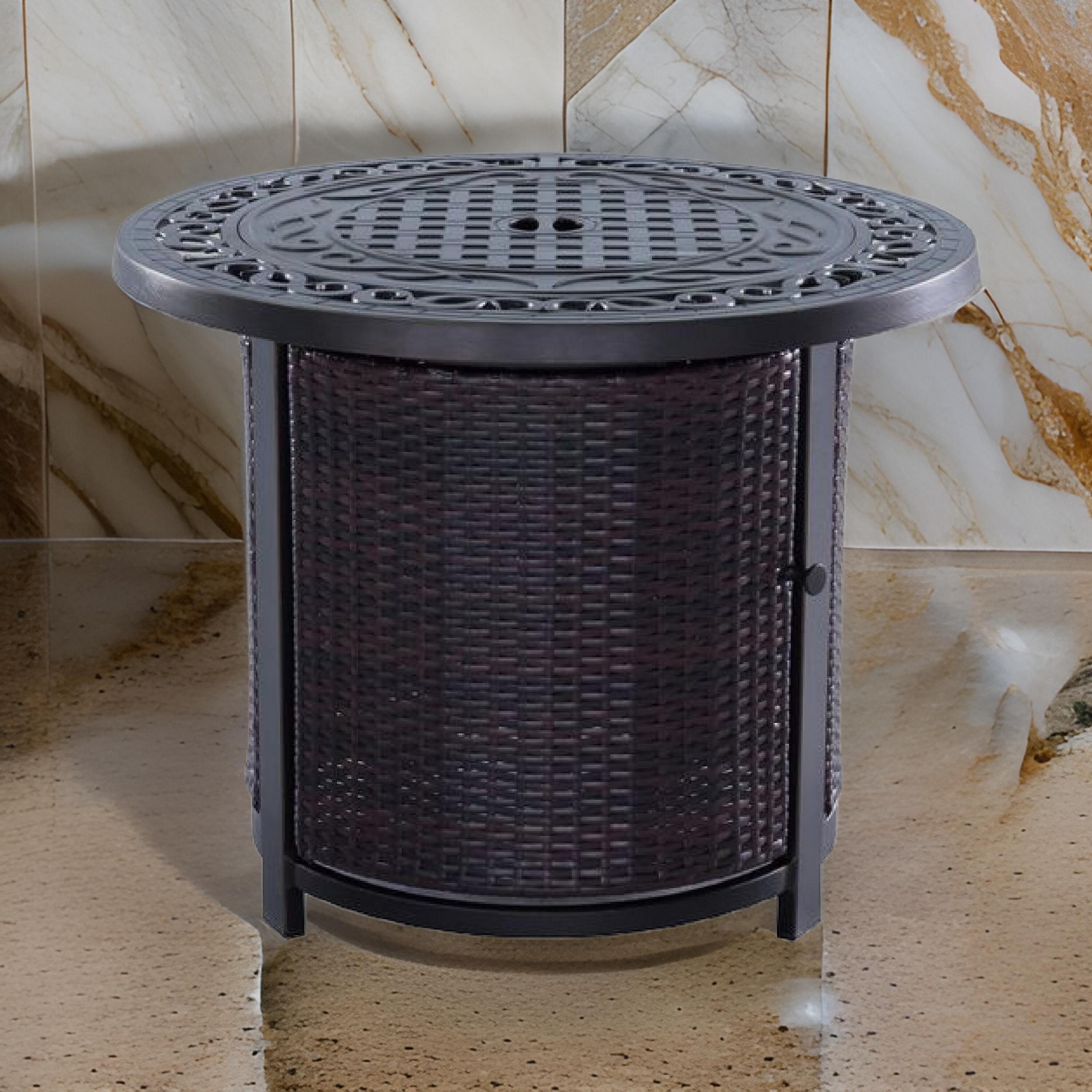 Benzara BM272453 Outdoor-Gas-Firepits - View #8