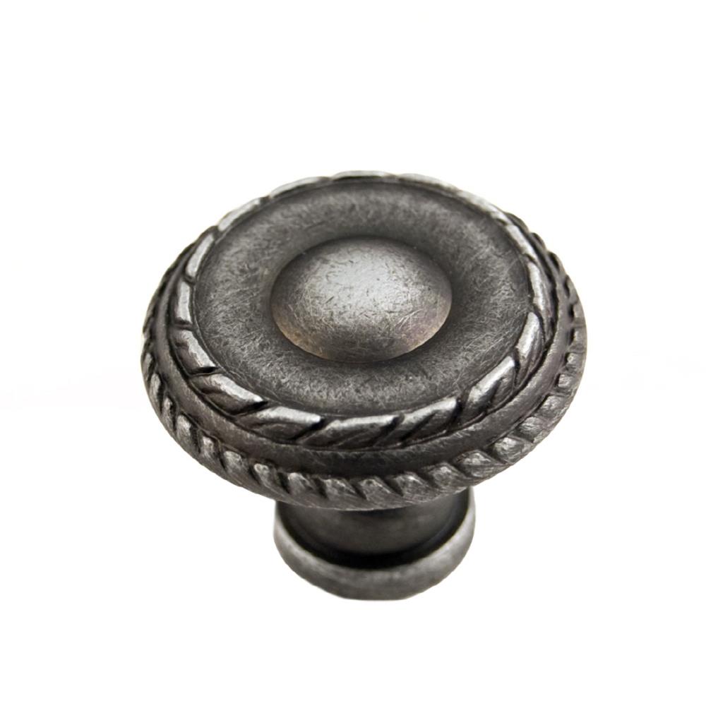 RK International CK 706-DN Distressed nickel Round Transitional Cabinet Knob
