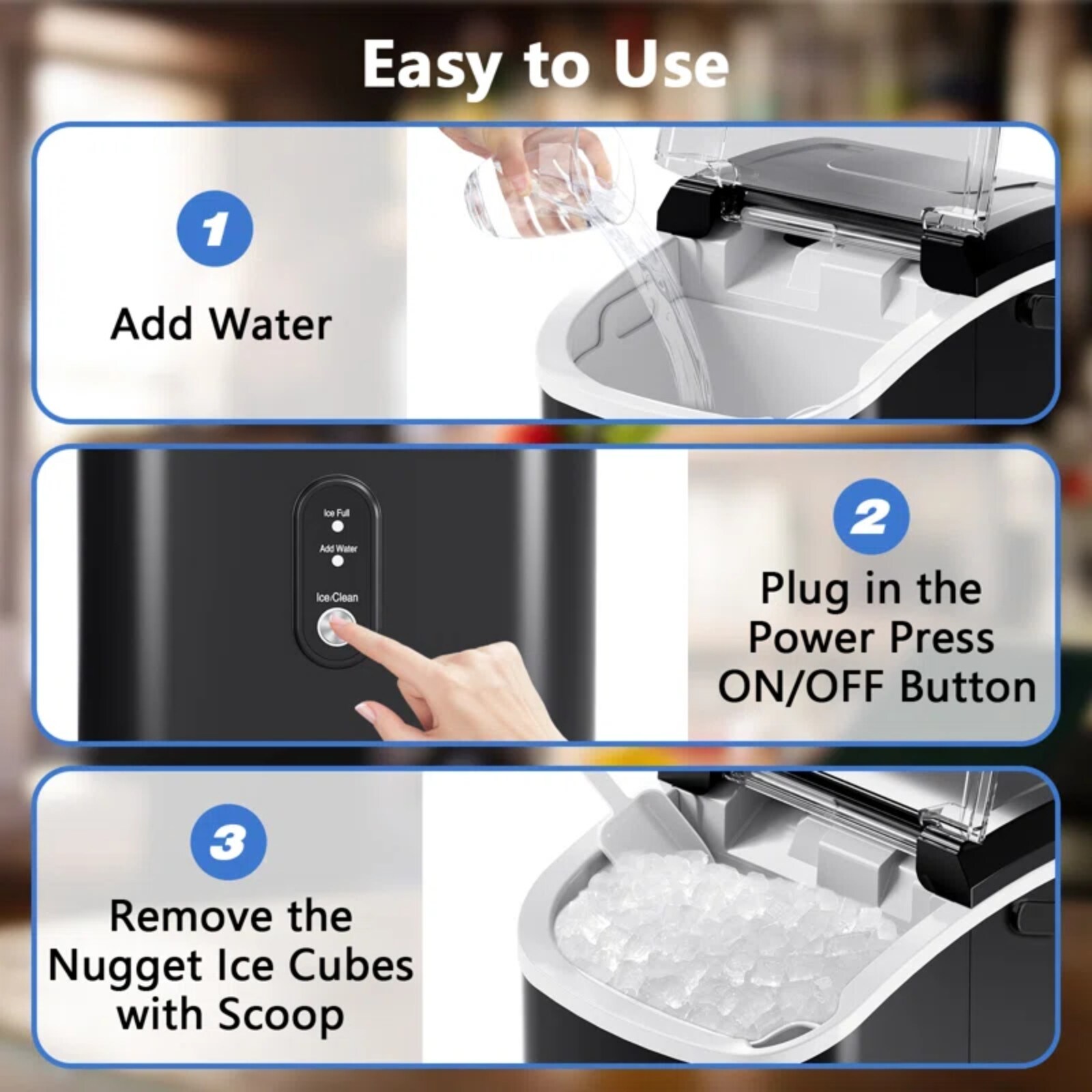 Antarctic Star Z5815NH-BLACK Commercial-Ice-Makers - View #8