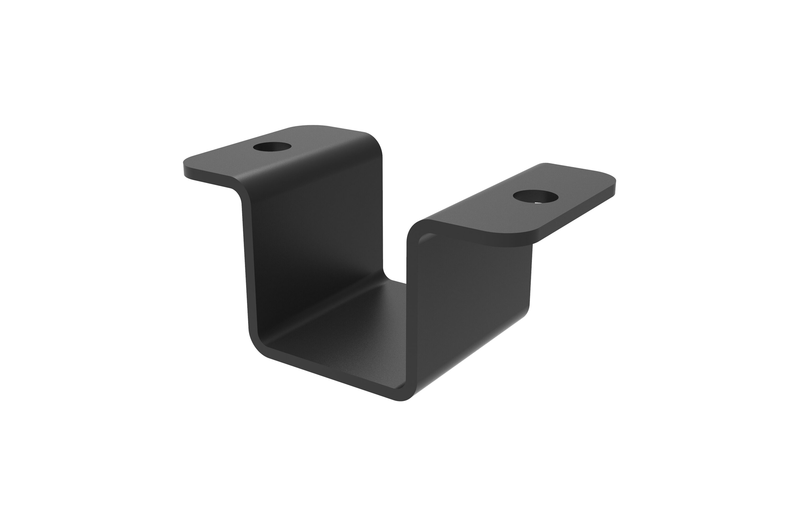 RELIABILT 5997914 1 x 2-in Black Sand Steel Rail bracket