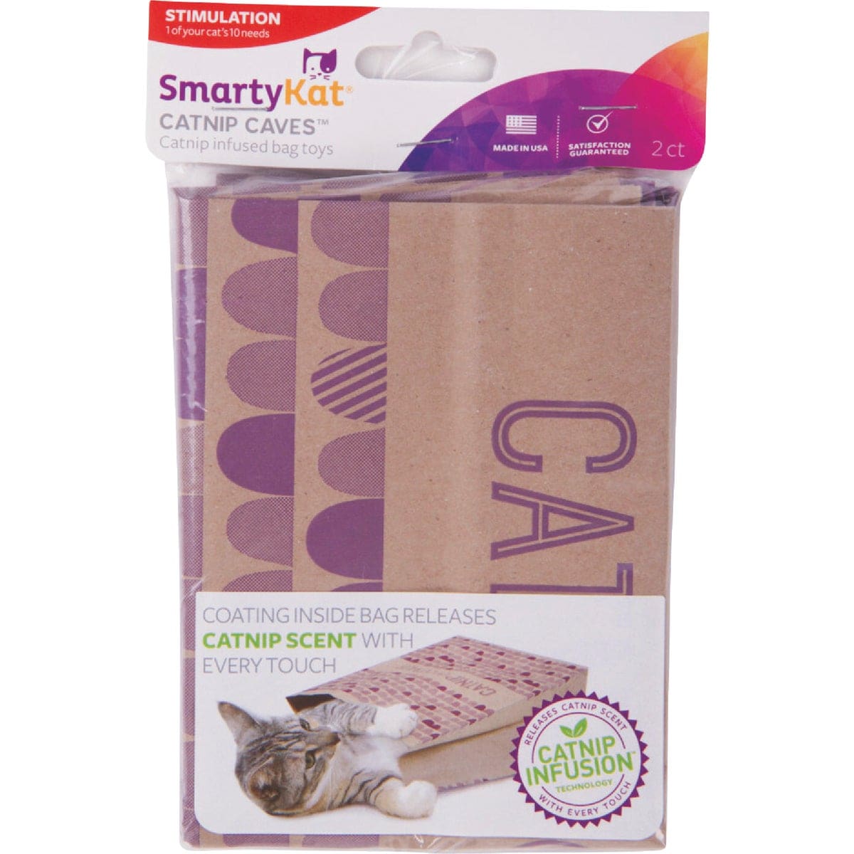 SmartyKat World Wise Cat Caves Catnip-Infused Combo Pack 4 pcs (2