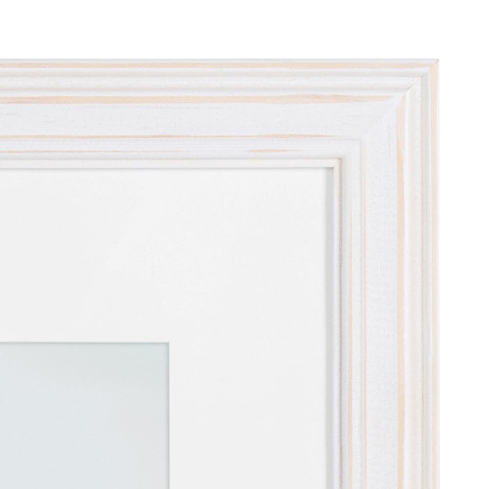 Kate and Laurel White Wood Picture Frame (8-in x 10-in) at Lowes.com