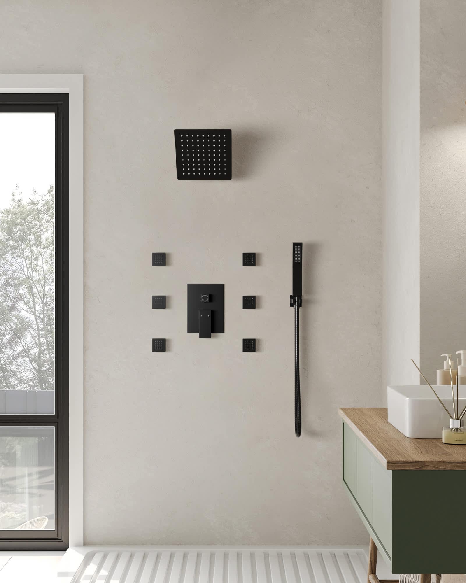 EVERSTEIN SFS-1037-BK10 Tub-Shower-Faucets - View #11