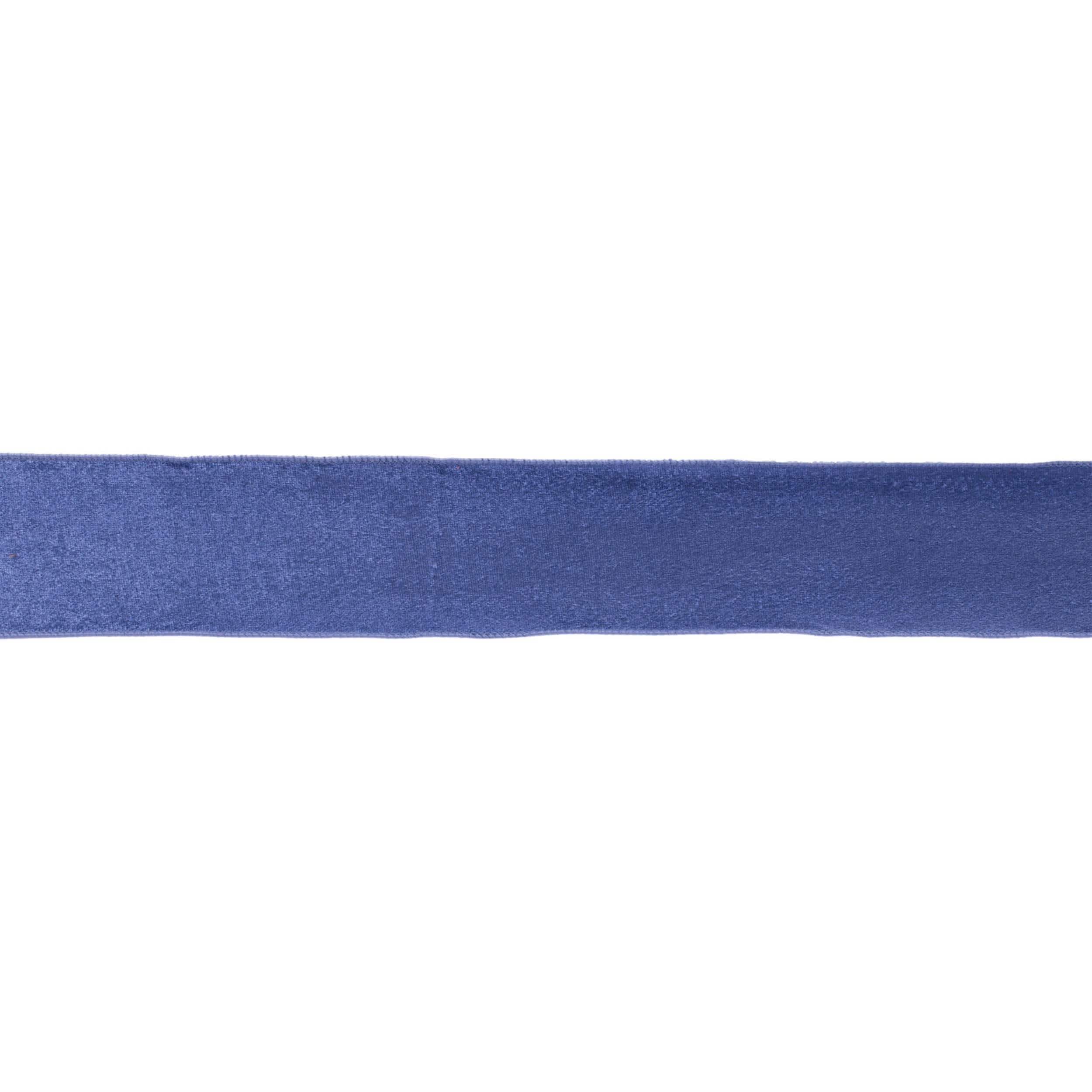 Melrose International 95685DS Blue Wired Ribbon (Set of 2)