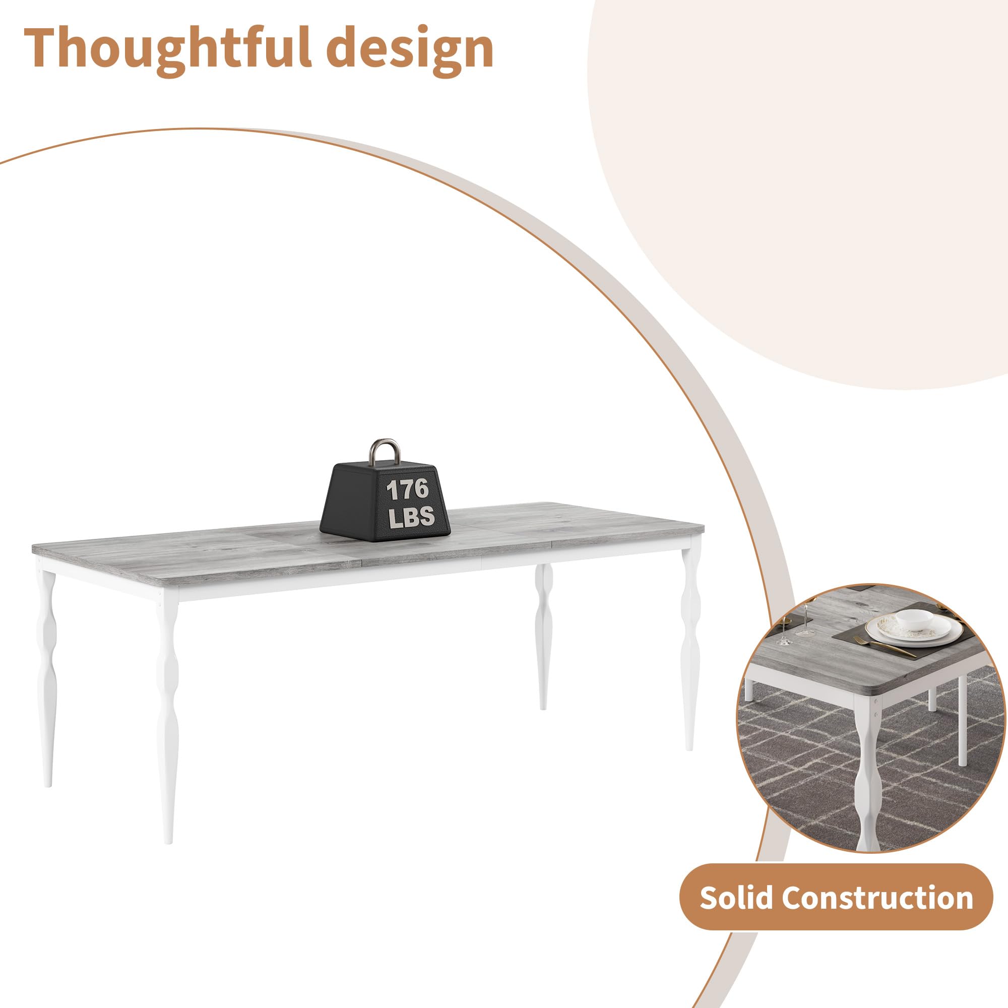 Garvee HHZ-PHK-33NTS98T Dining-Tables - View #6