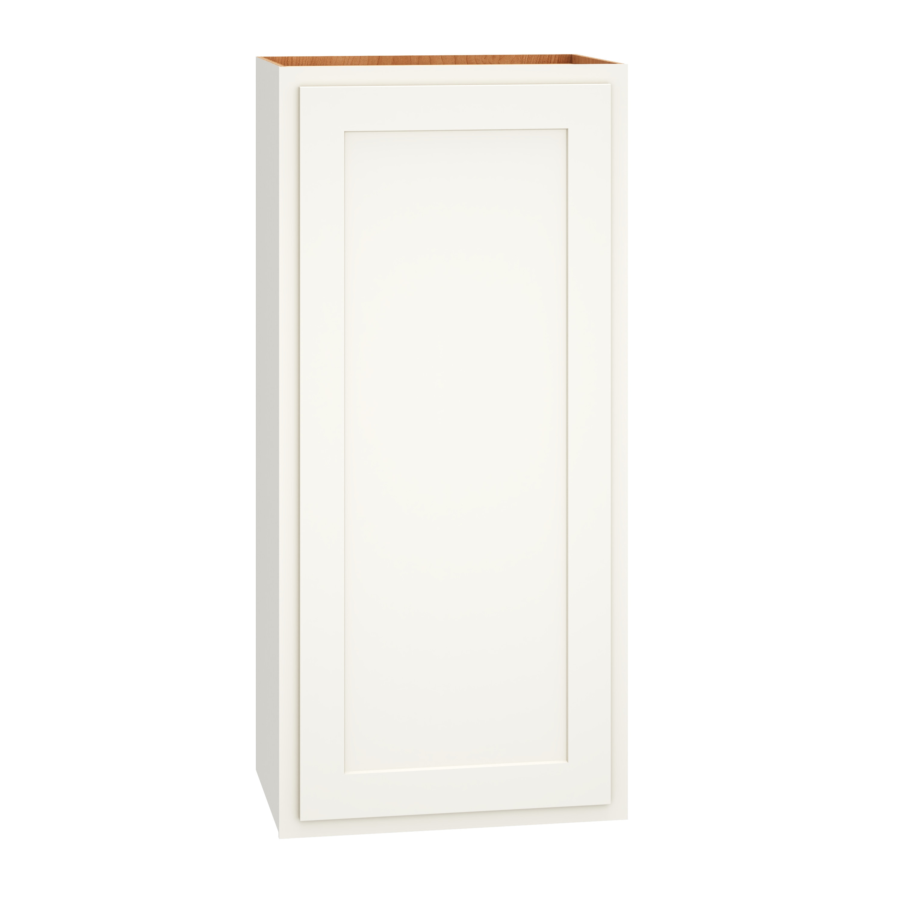 Diamond Express 321 W1839R Jamestown 18-in W x 39-in H x 12-in D White Partial Overlay Wall Fully assembled Plywood Cabinet (Recessed Panel Shaker)