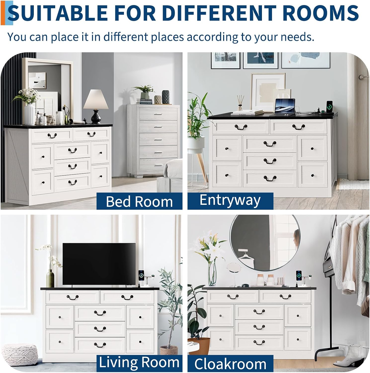Qeetex D23PHO34QYY8S7 dressers - View #3