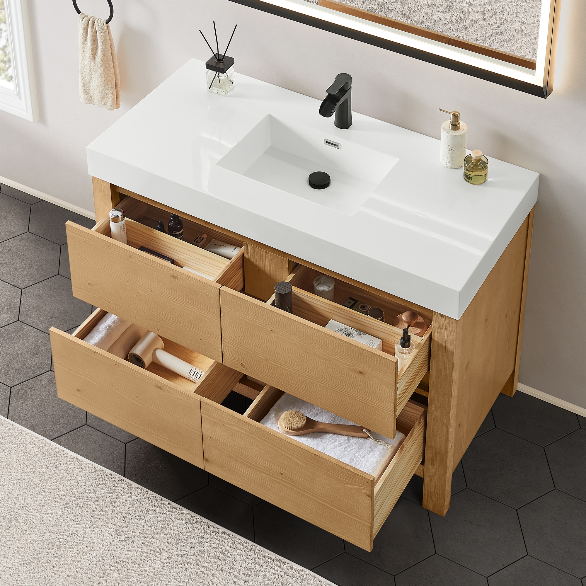 Altair 574048-WF-WH-NM Bath-Vanity-Combo - View #5