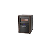 Up to 1500-Watt Infrared Cabinet Indoor Electric Space Heater with Thermostat and Remote Included