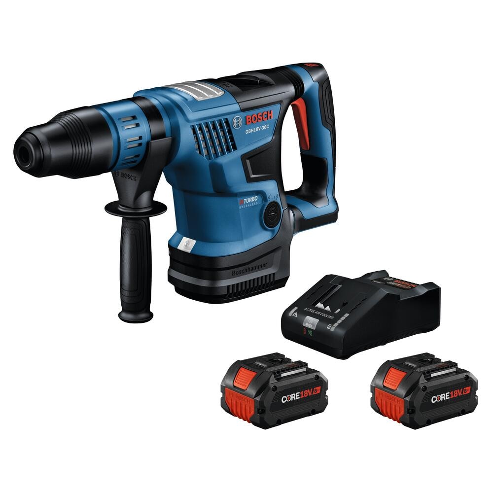 Bosch PROFACTOR 18-volt 8-Amp 1-9/16-in Sds-max Variable Cordless Rotary Hammer Drill