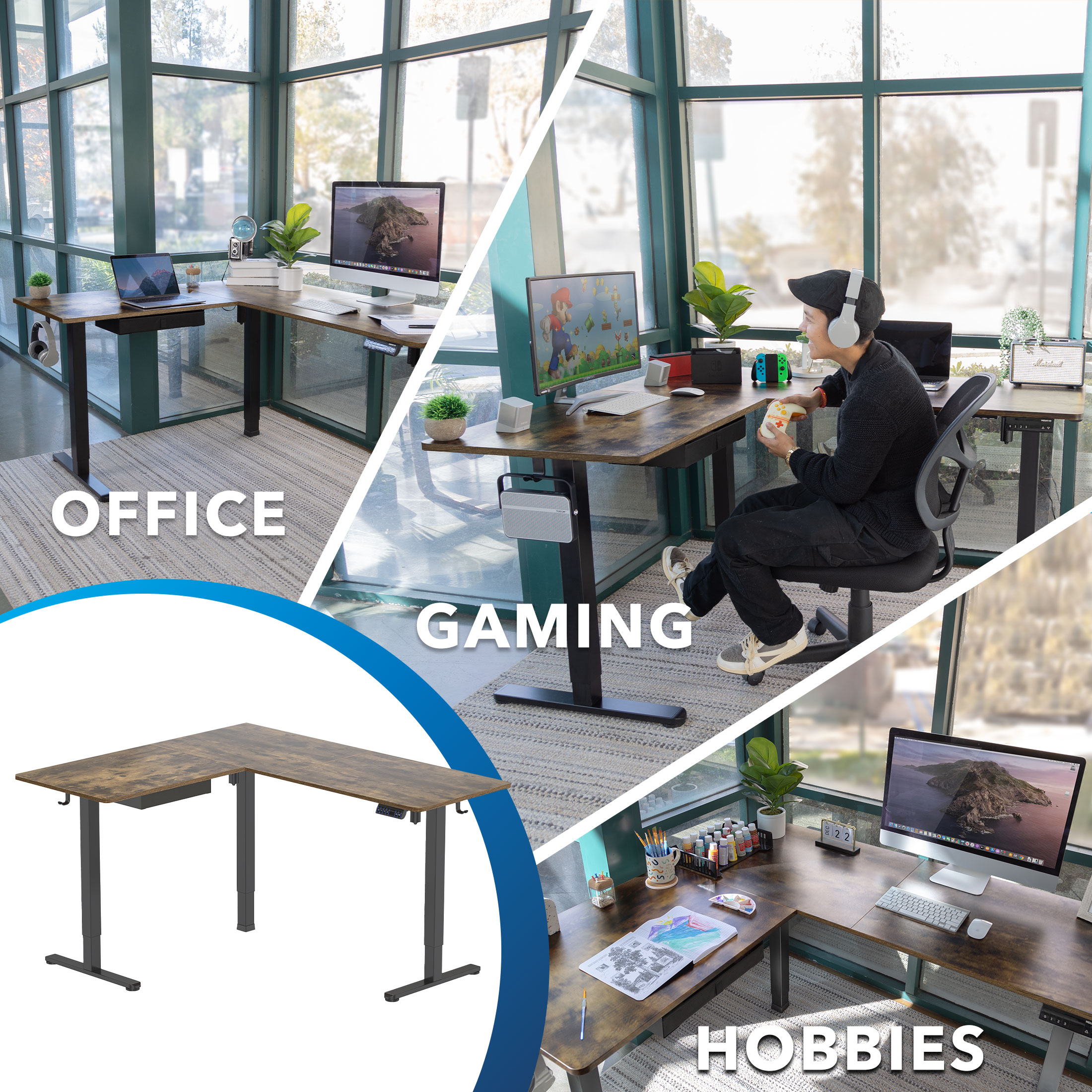 Mount-It! MI-15010 desks - View #3