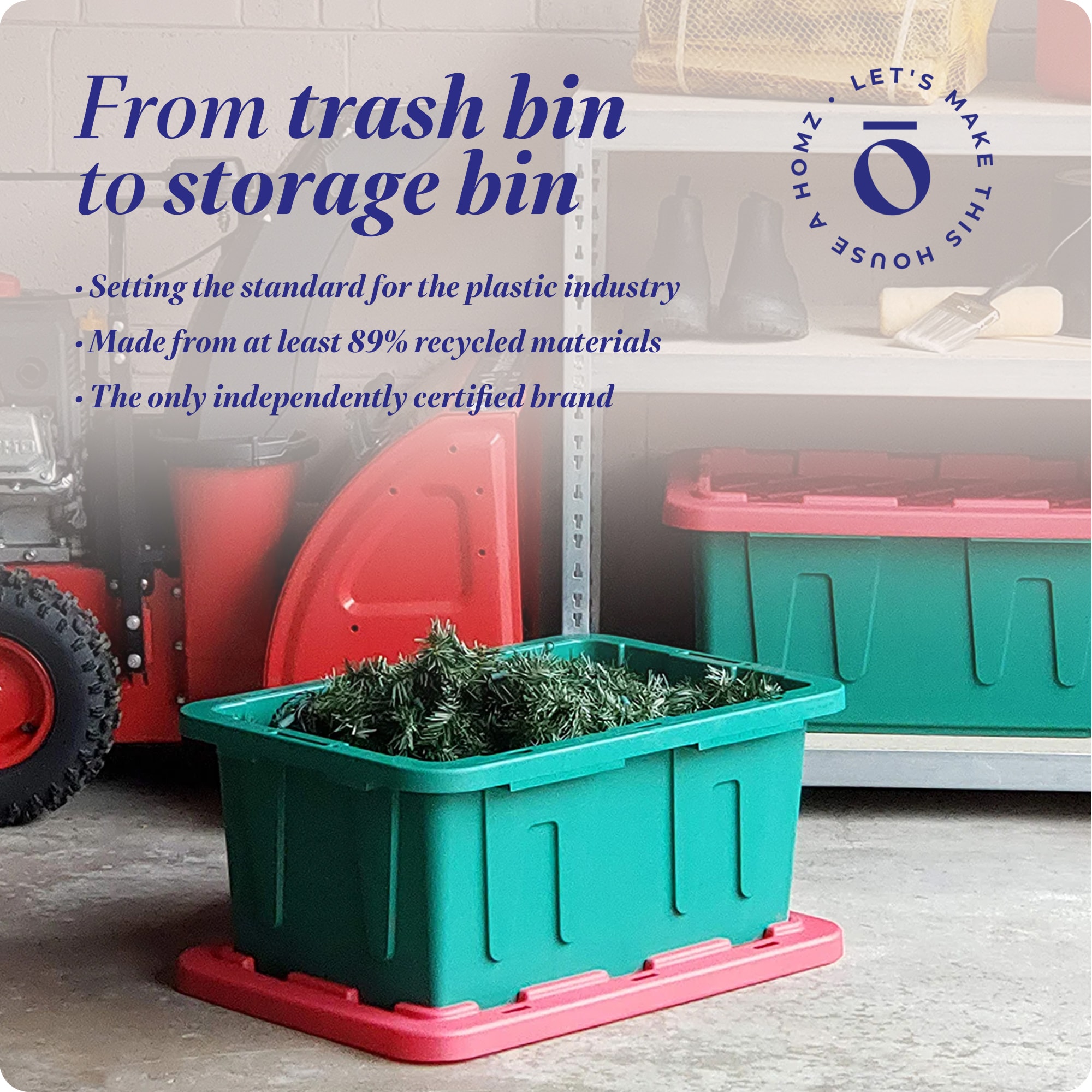 Homz Products 314619 Plastic-Storage-Totes - View #7