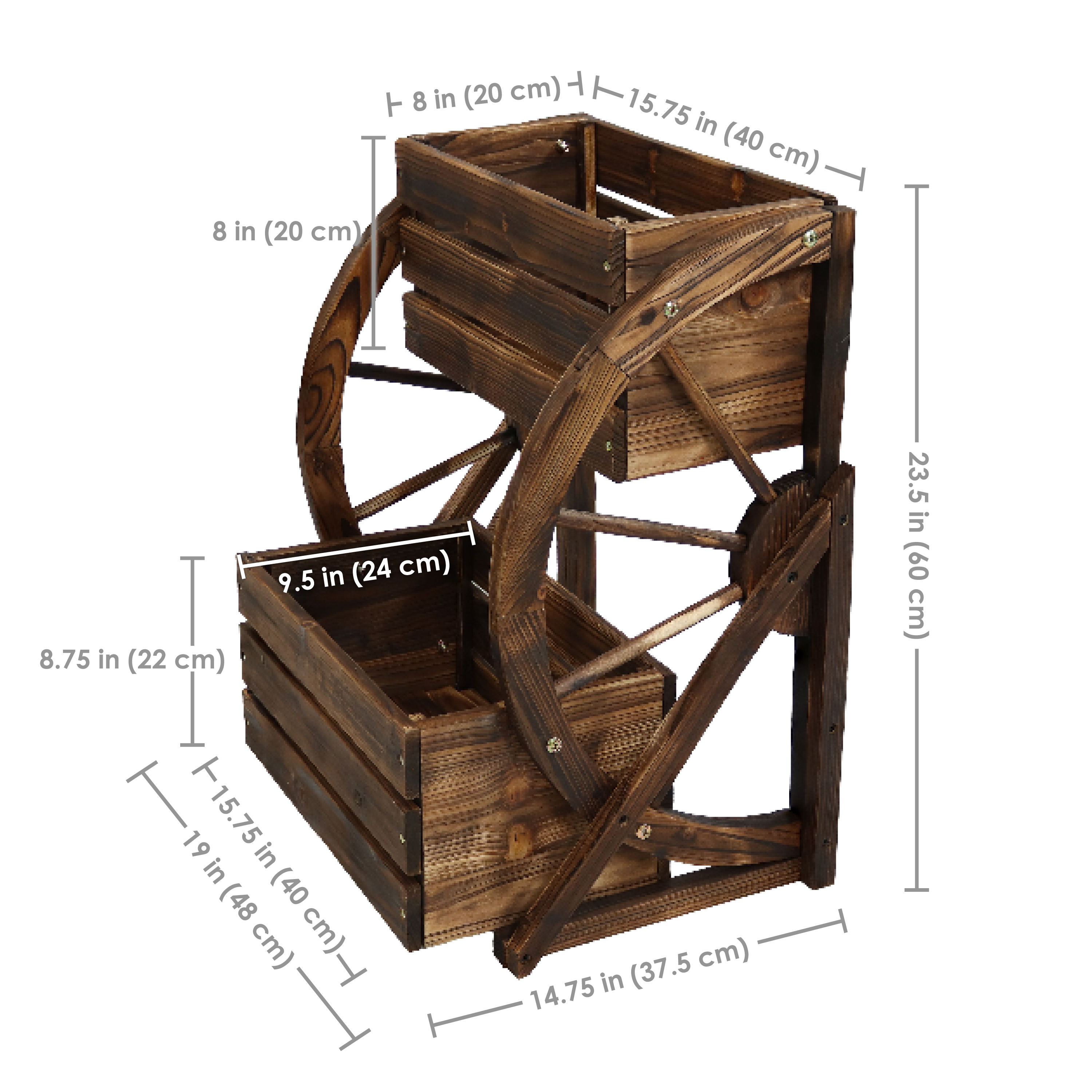 Sunnydaze Decor IEO-802 Raised-Planter-Boxes - View #3
