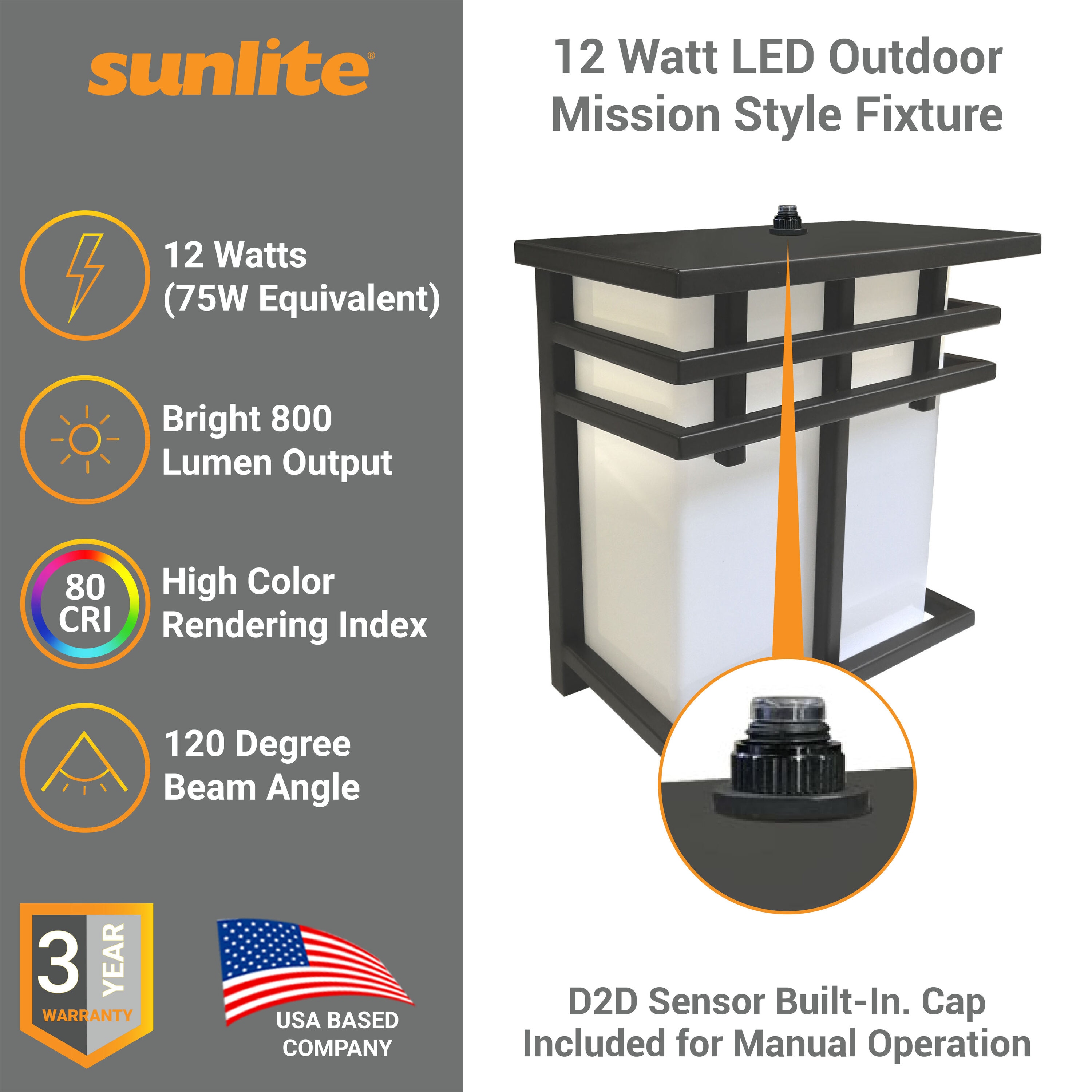 Sunlite LW07206 Outdoor-Wall-Lighting - View #2