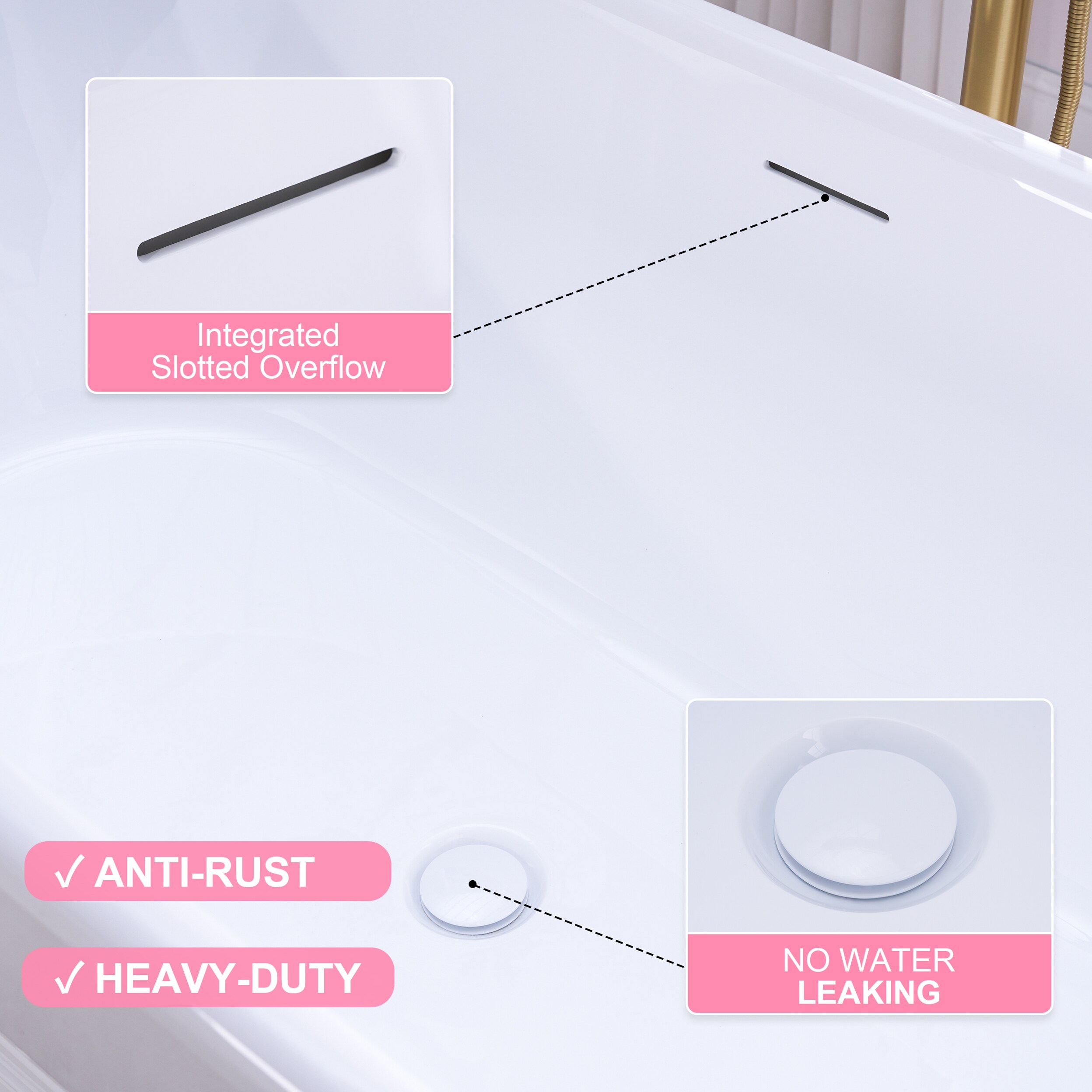 LIVIZA GIJ-BT08-55B bathtubs - View #3