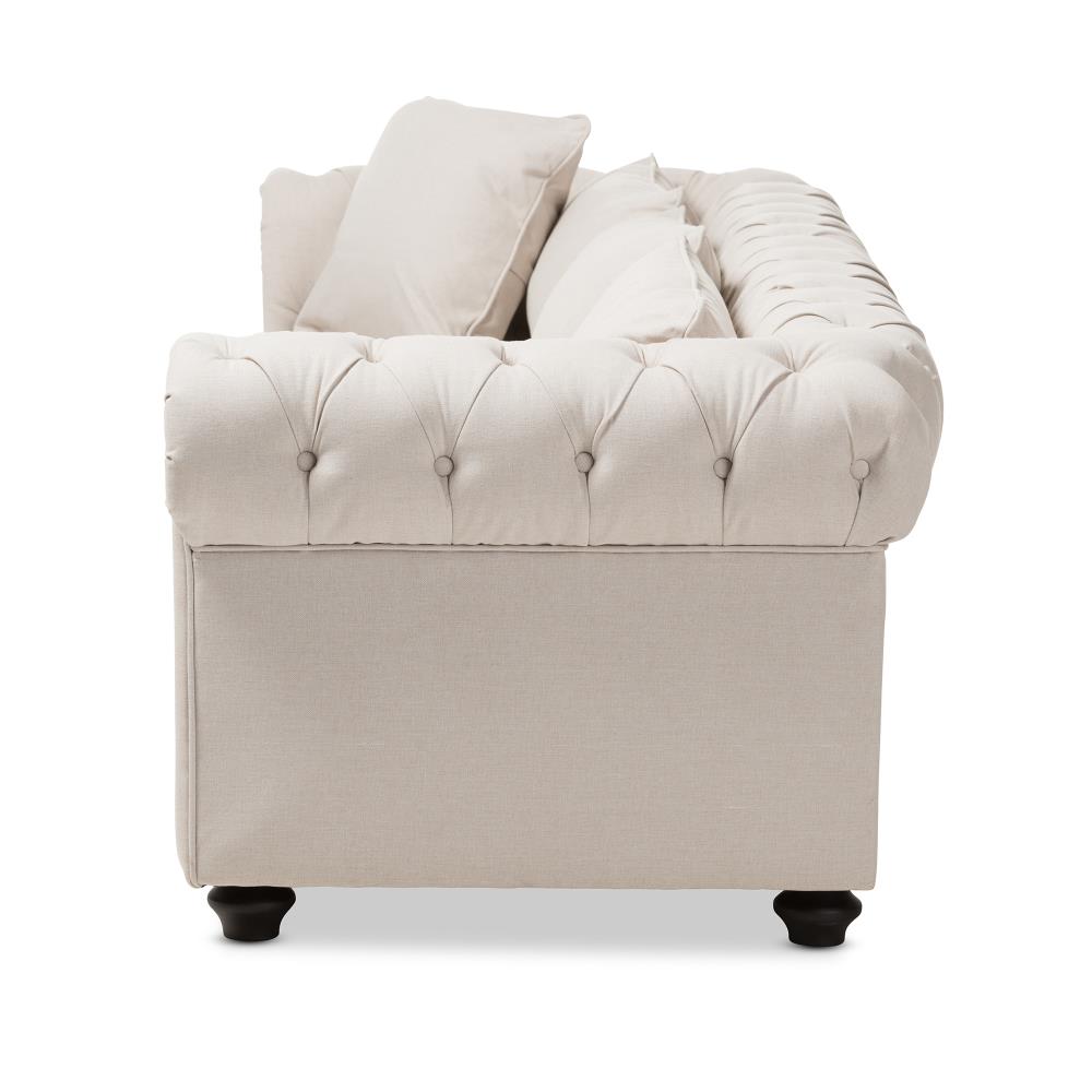 Baxton Studio 144-8096-LW Sofas-Loveseats - View #2
