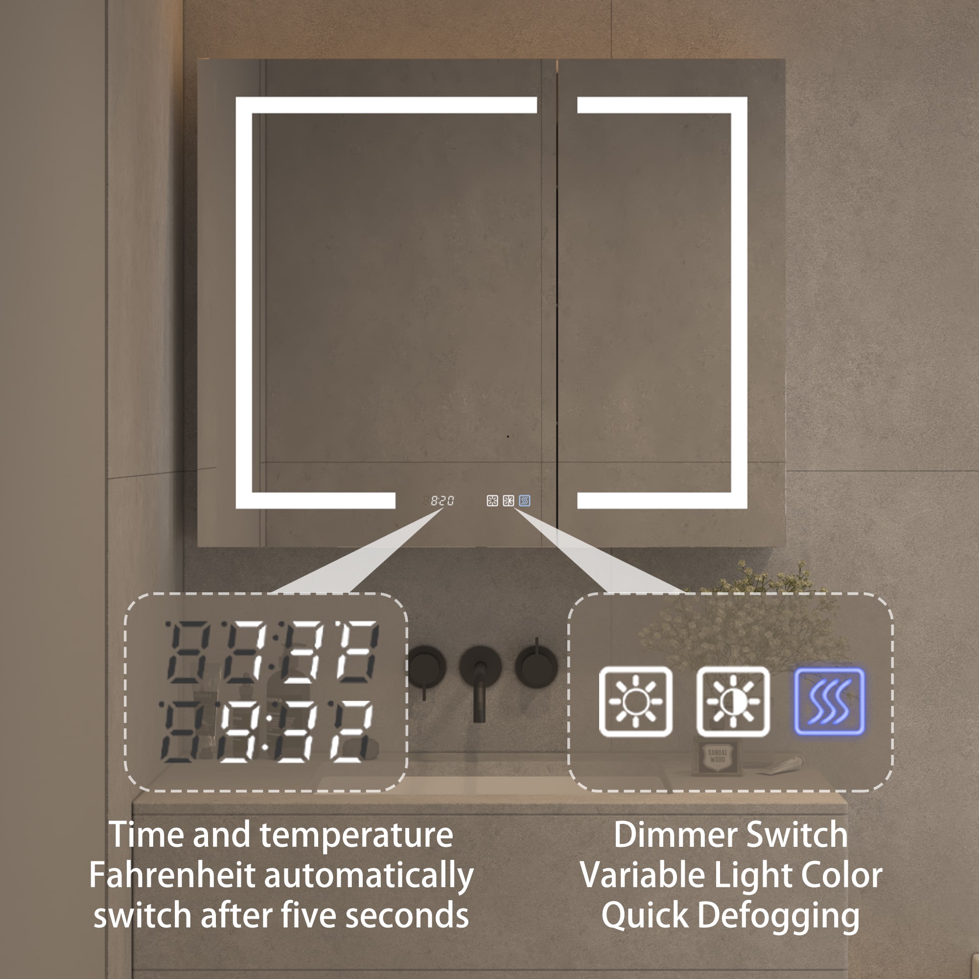 AAZJ JDEX-MC3630V3DX Bathroom-Medicine-Cabinets - View #5