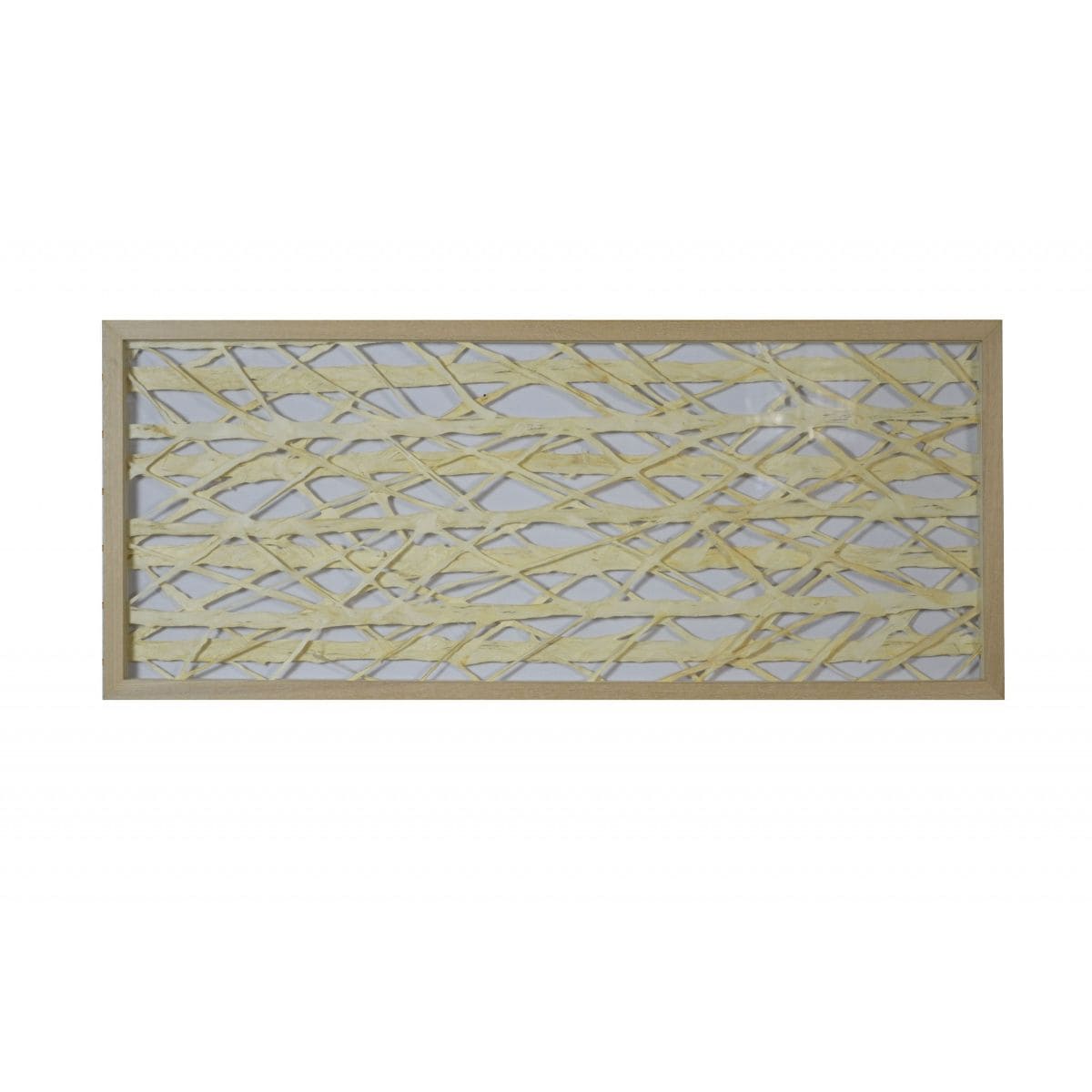 HomeRoots 342844 Brown Wood Framed 47-Inches H x 14-Inches W Asian Wood Shadow box