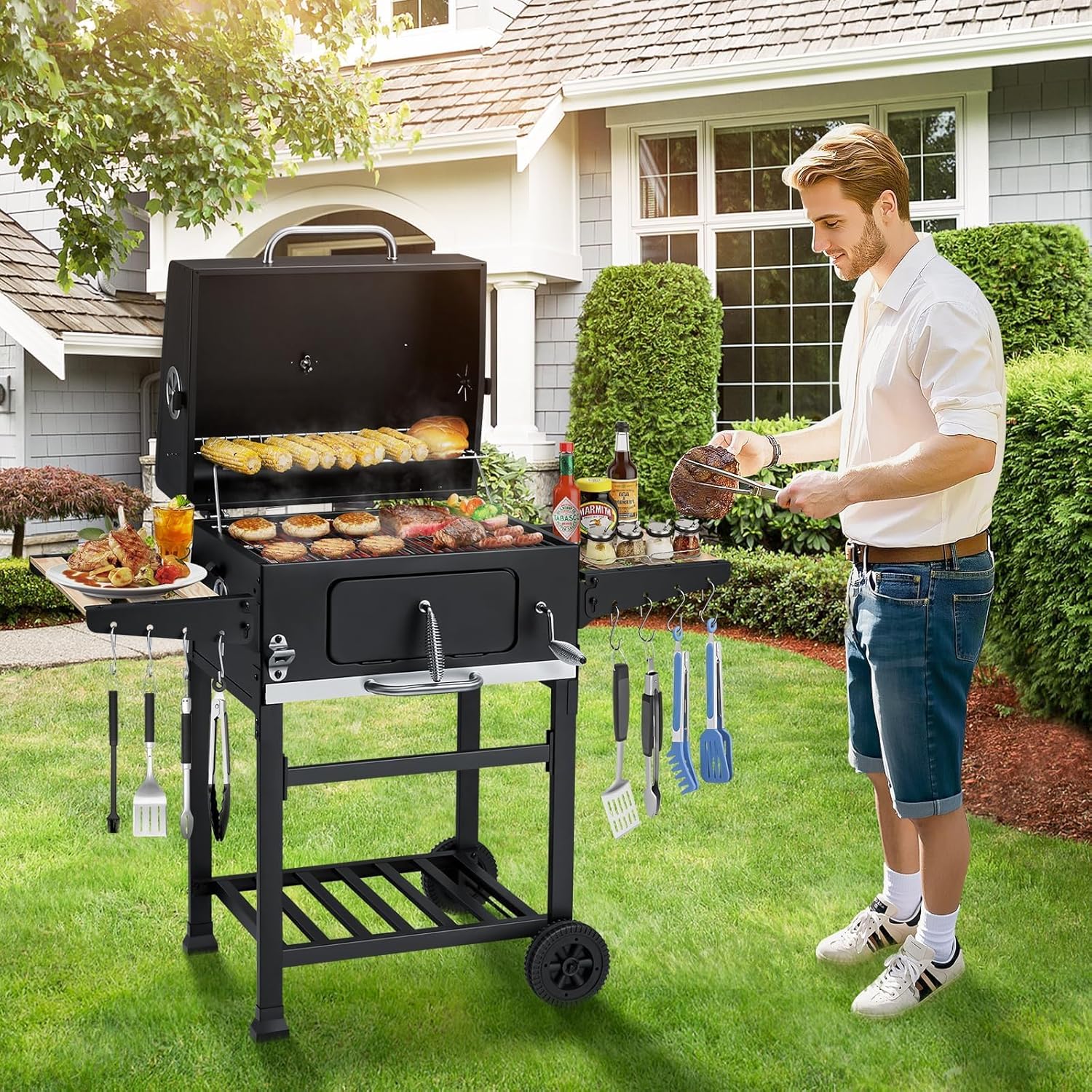 MELLCOM B0G5XPP9ZC Gas-Grill - View #2
