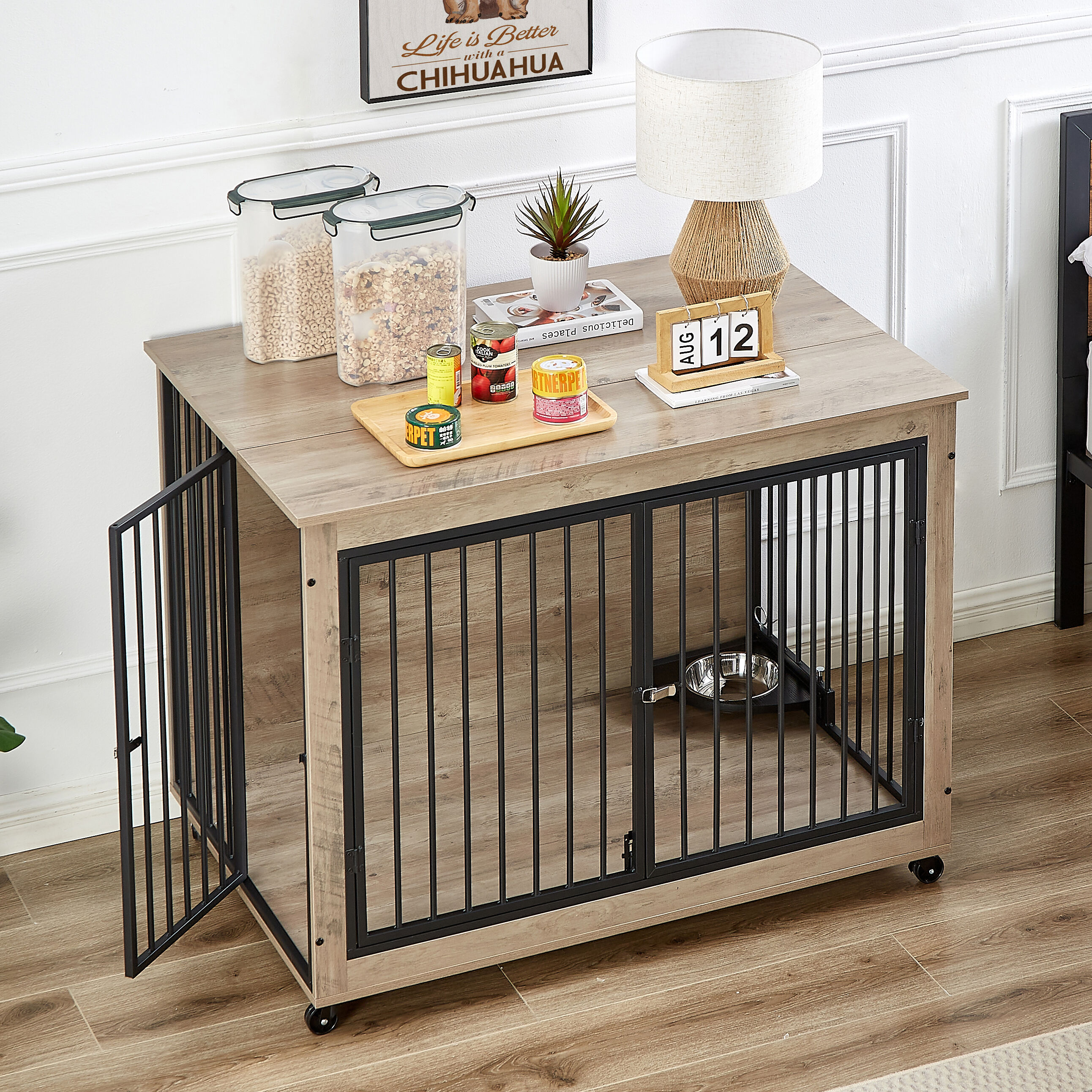 LIVIZA GIJ-DC001-44GY Pet-Crates-Carriers - View #9