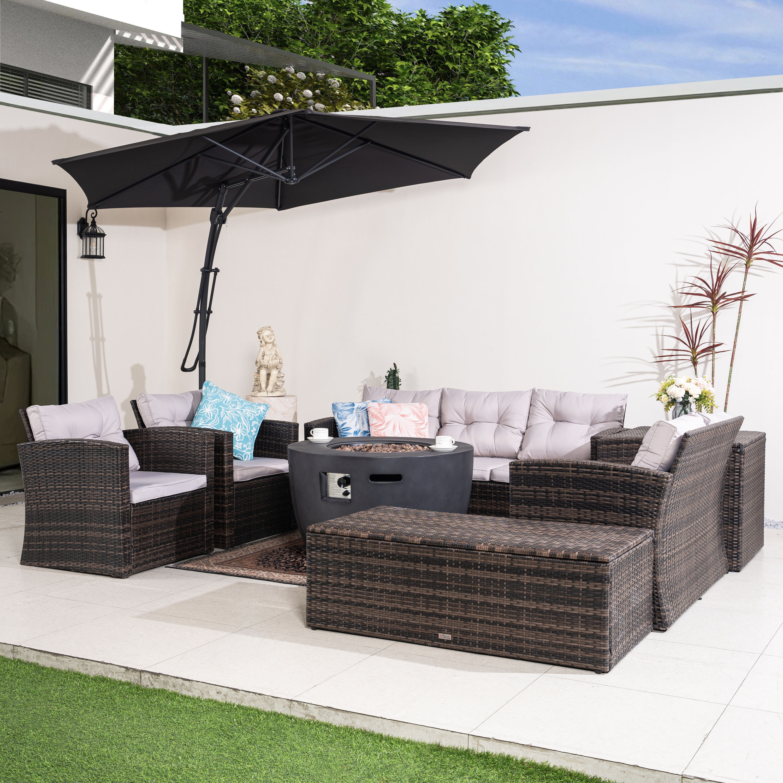 Direct Wicker DWG-2160DG1503B Patio-Conversation-Sets - View #4