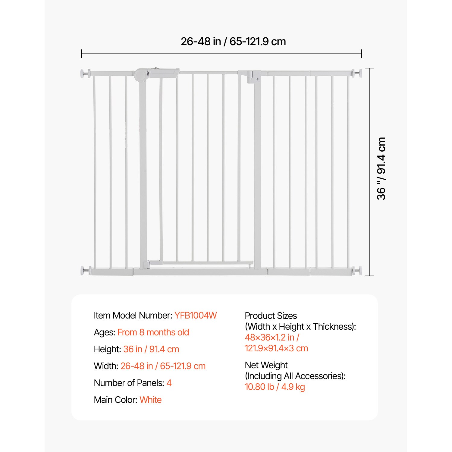 VEVOR SCLGXCWZLBS308093V0 Child-Safety-Protection - View #7