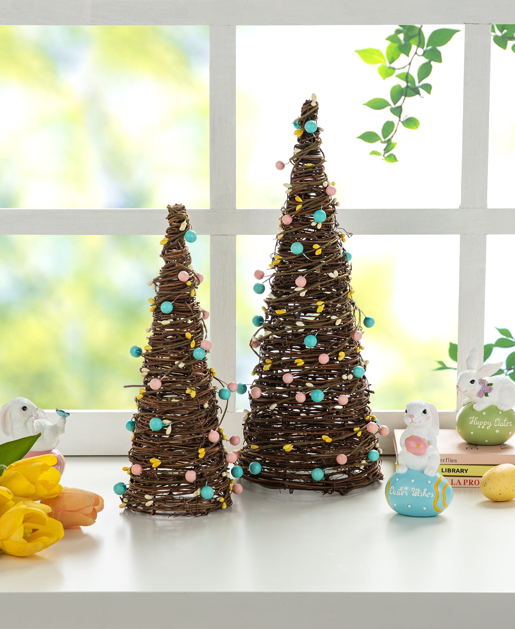 Glitzhome 2015500002 Indoor-Spring-Decorations - View #4