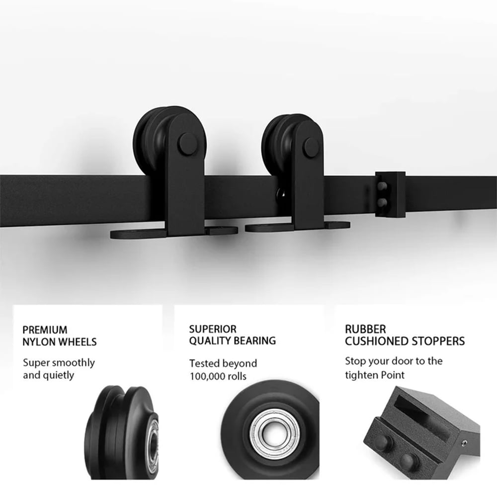 WINSOON GCM2028 Barn-Door-Roller-Kits - View #5