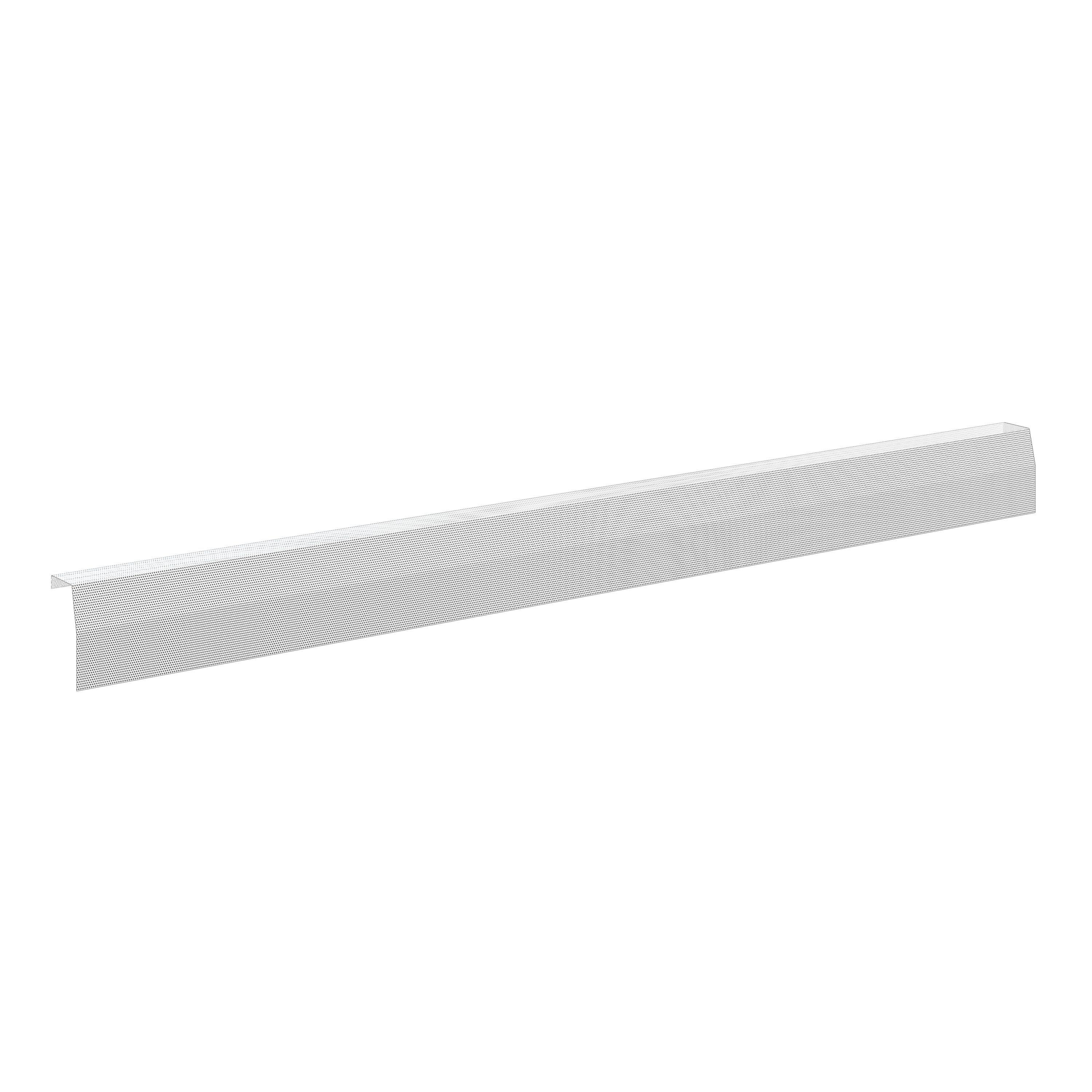 Baseboarders BB001-84-WHT Premium 7-ft Hydronic Slip-on Baseboard Heater Cover