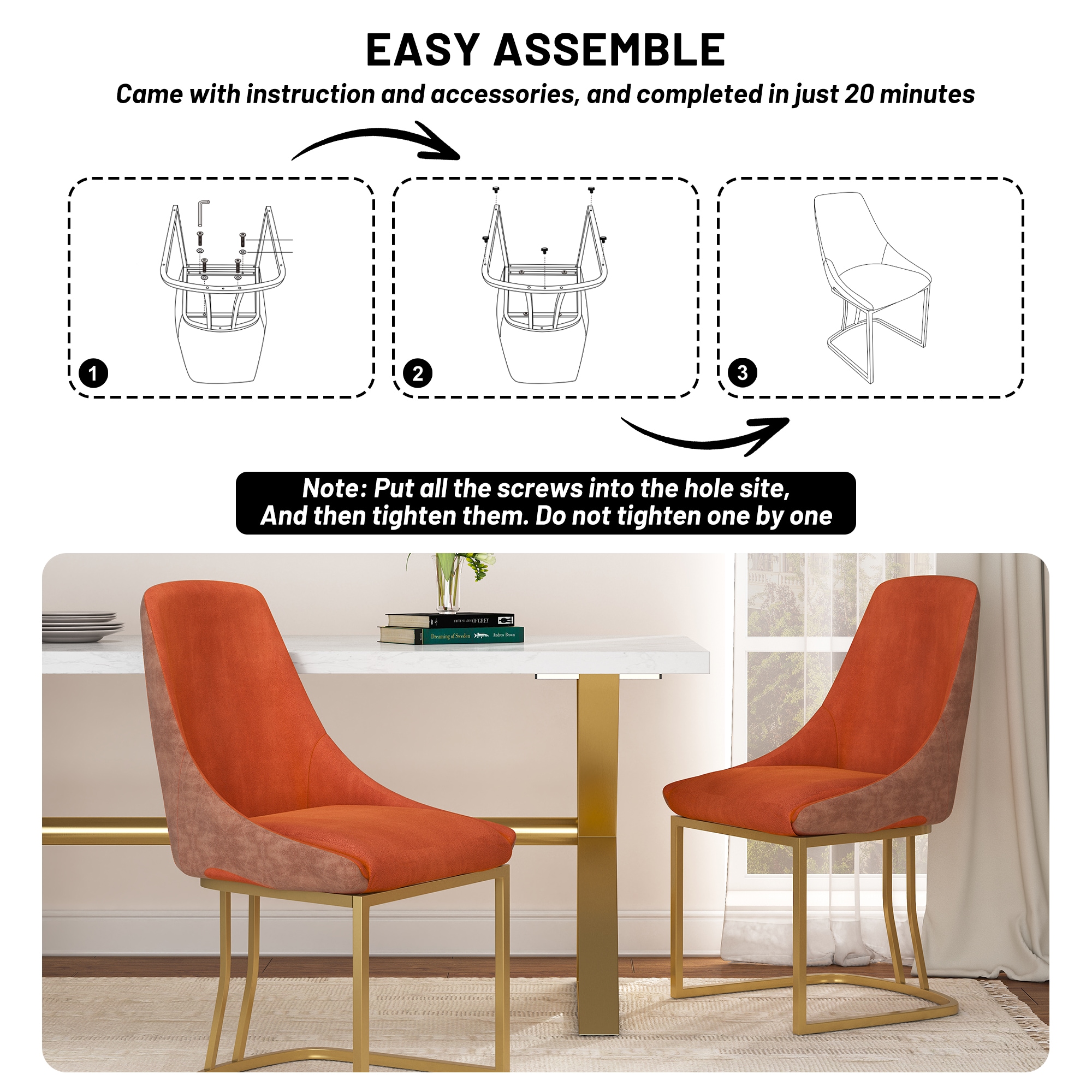 Boyel Living BLDC2432RE Dining-Chairs - View #7