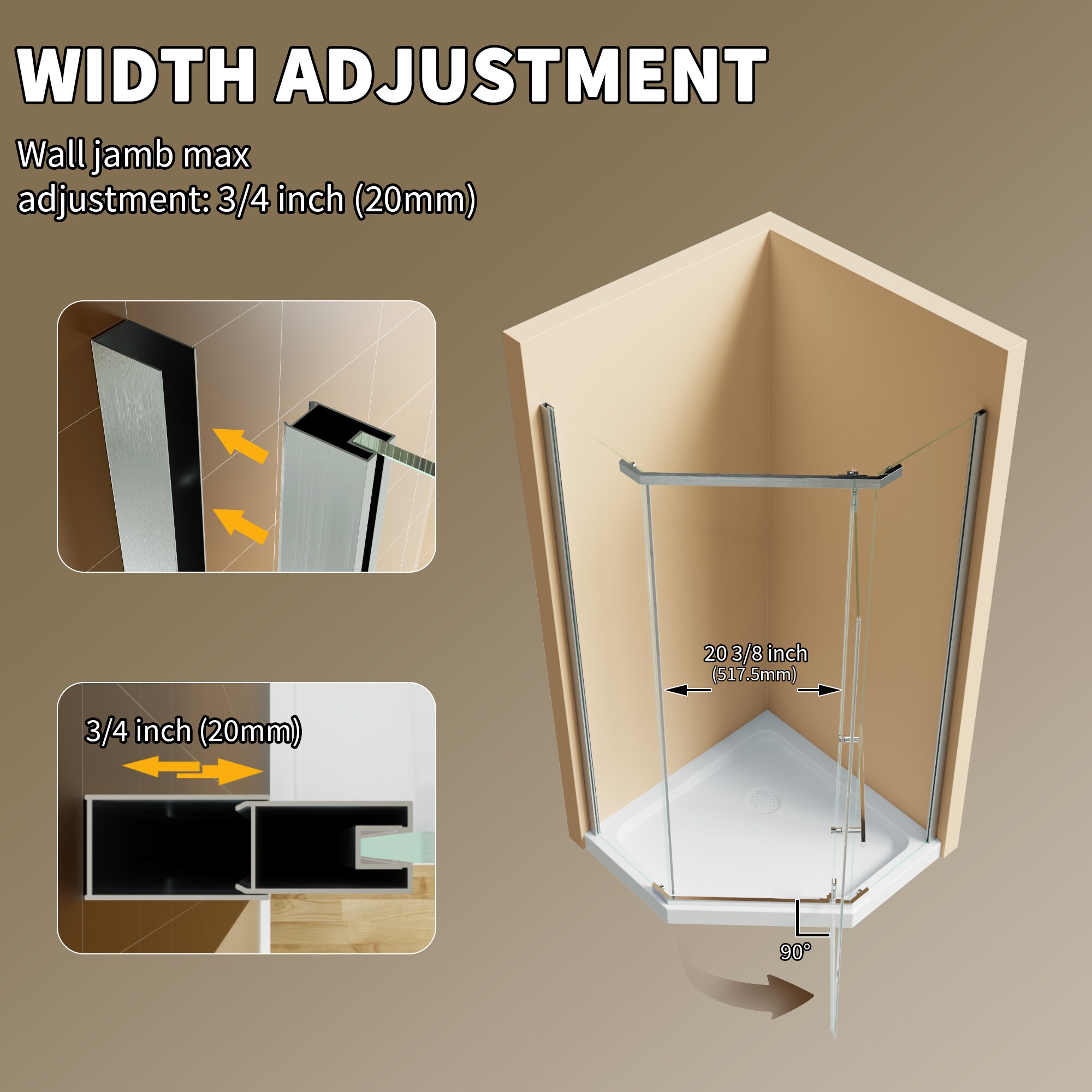 AAZJ DR-P284027 Shower-Doors - View #8