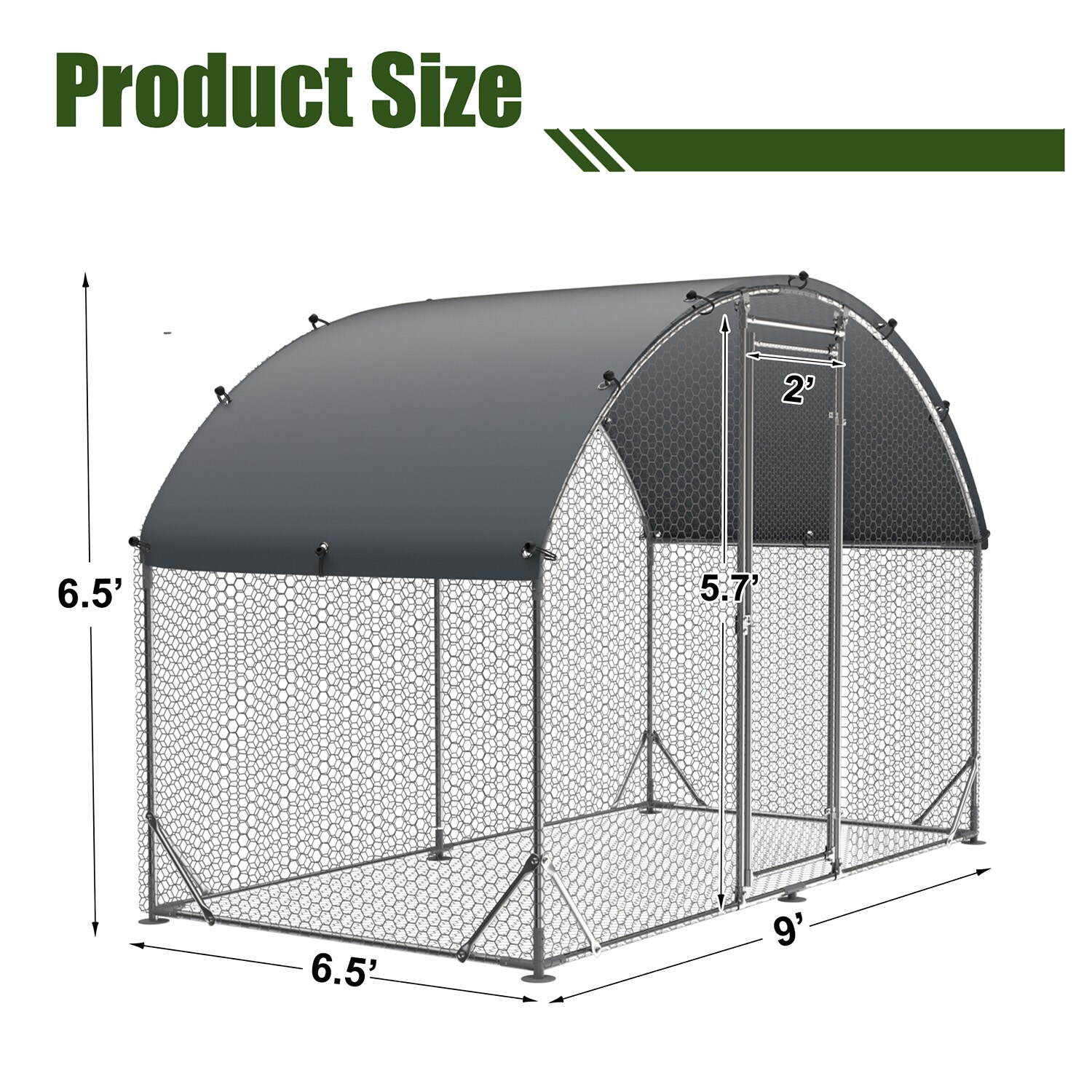Mondawe MO-63132850 Chicken-Coops-Rabbit-Hutches - View #6