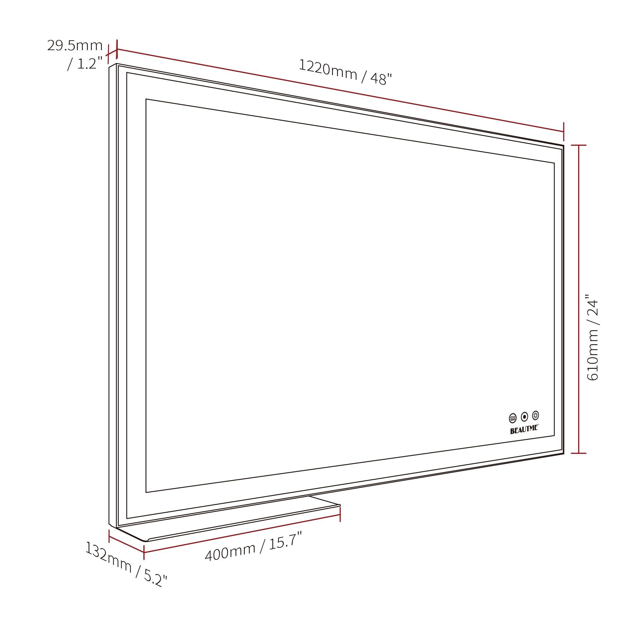 Bayfeve BF-32310-MIR Framed-Bath-Mirrors - View #8