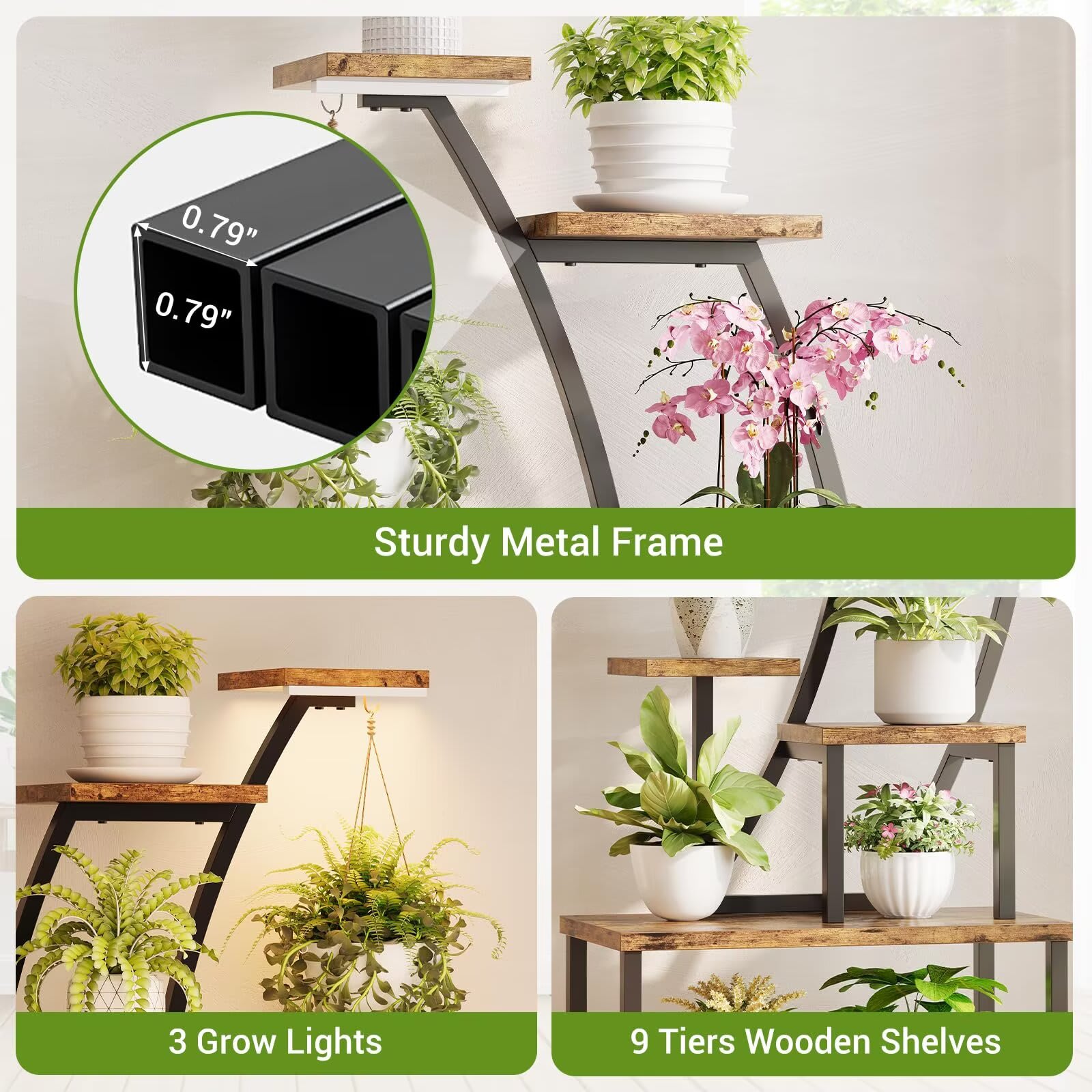 Qeetex JXNAG-PHO-33FL8NJS Plant-Stand - View #5