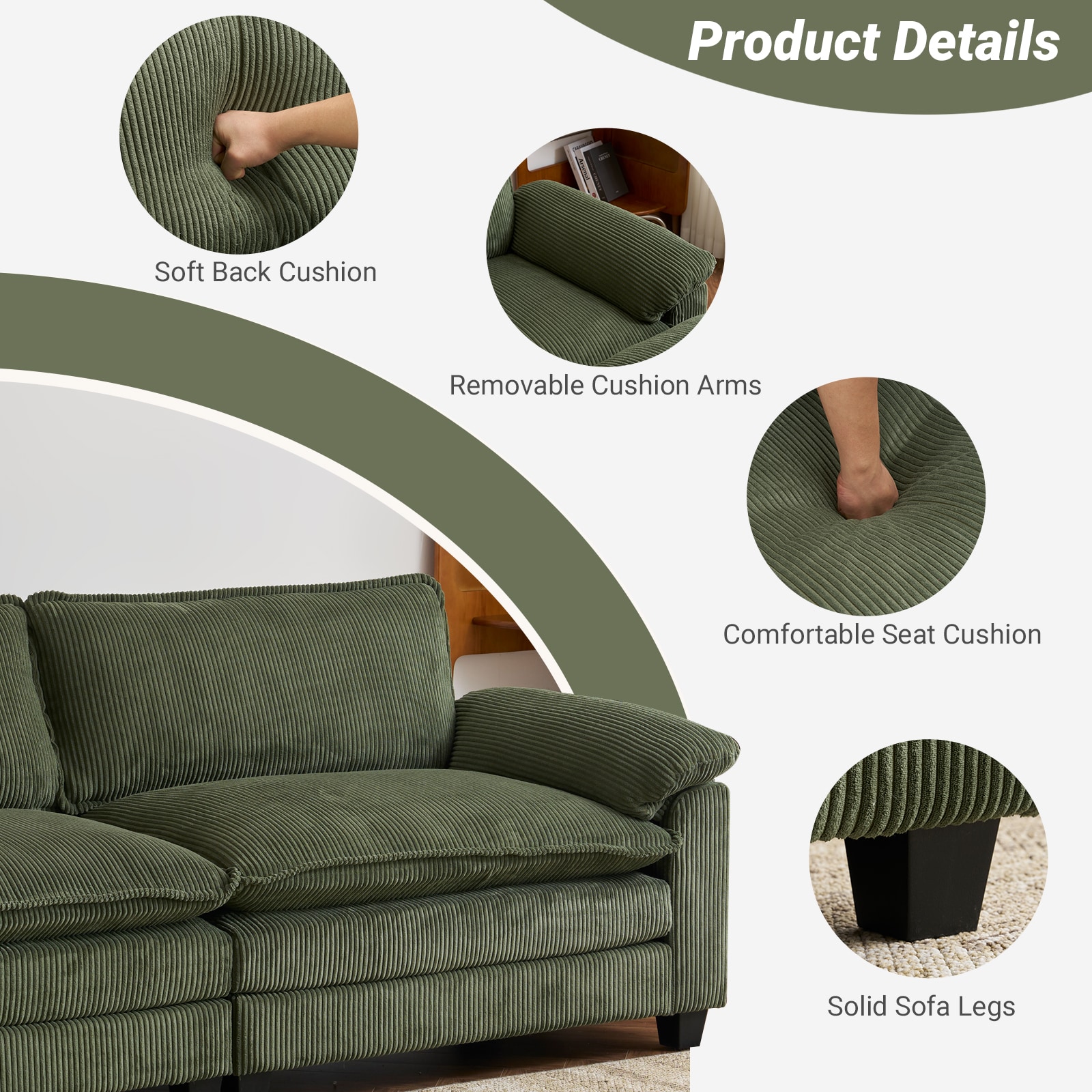 Outopee LO1G98000596+97+98 Sofas-Loveseats - View #2