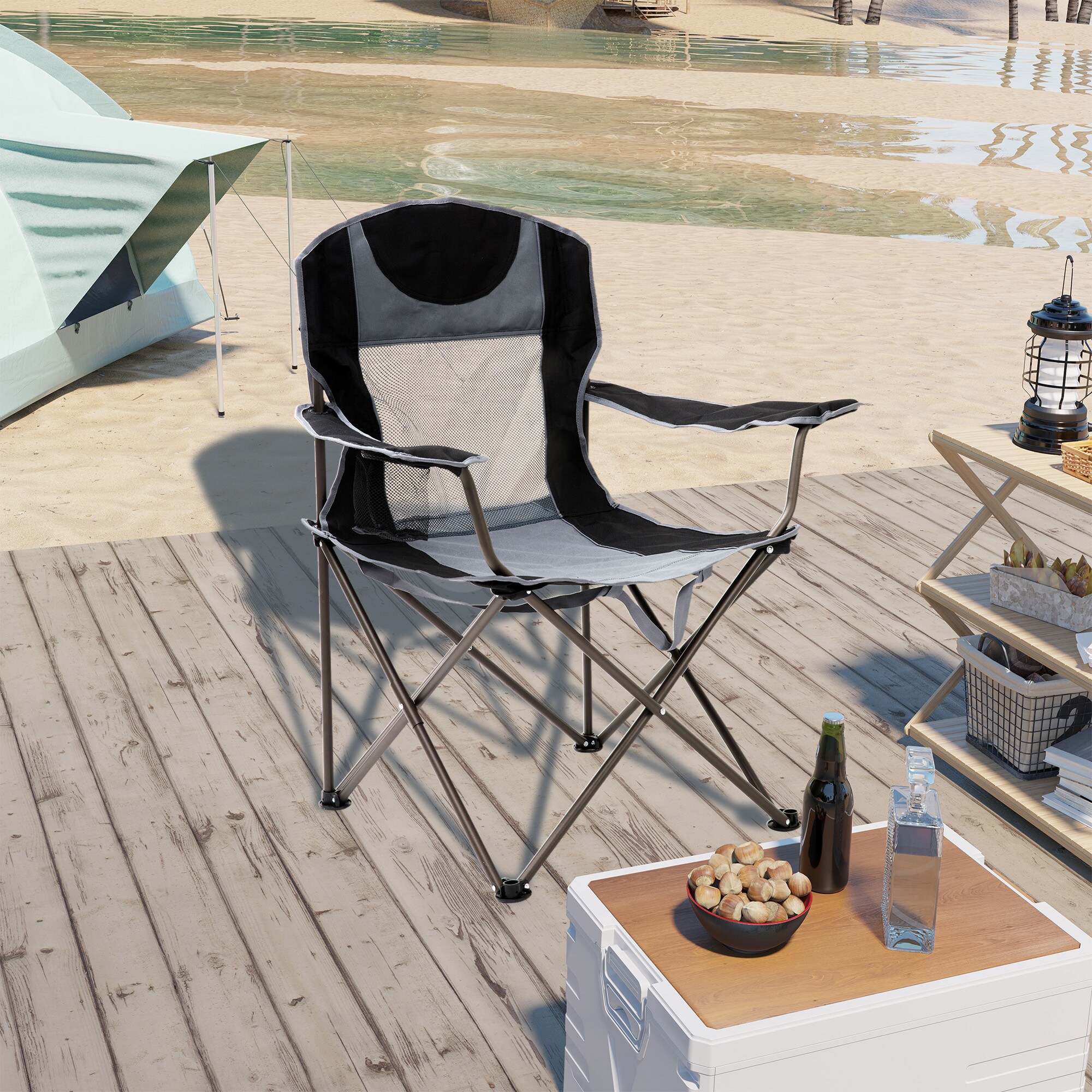 Clihome CL-CCAC2210XGY1 Beach-Camping-Chairs - View #3