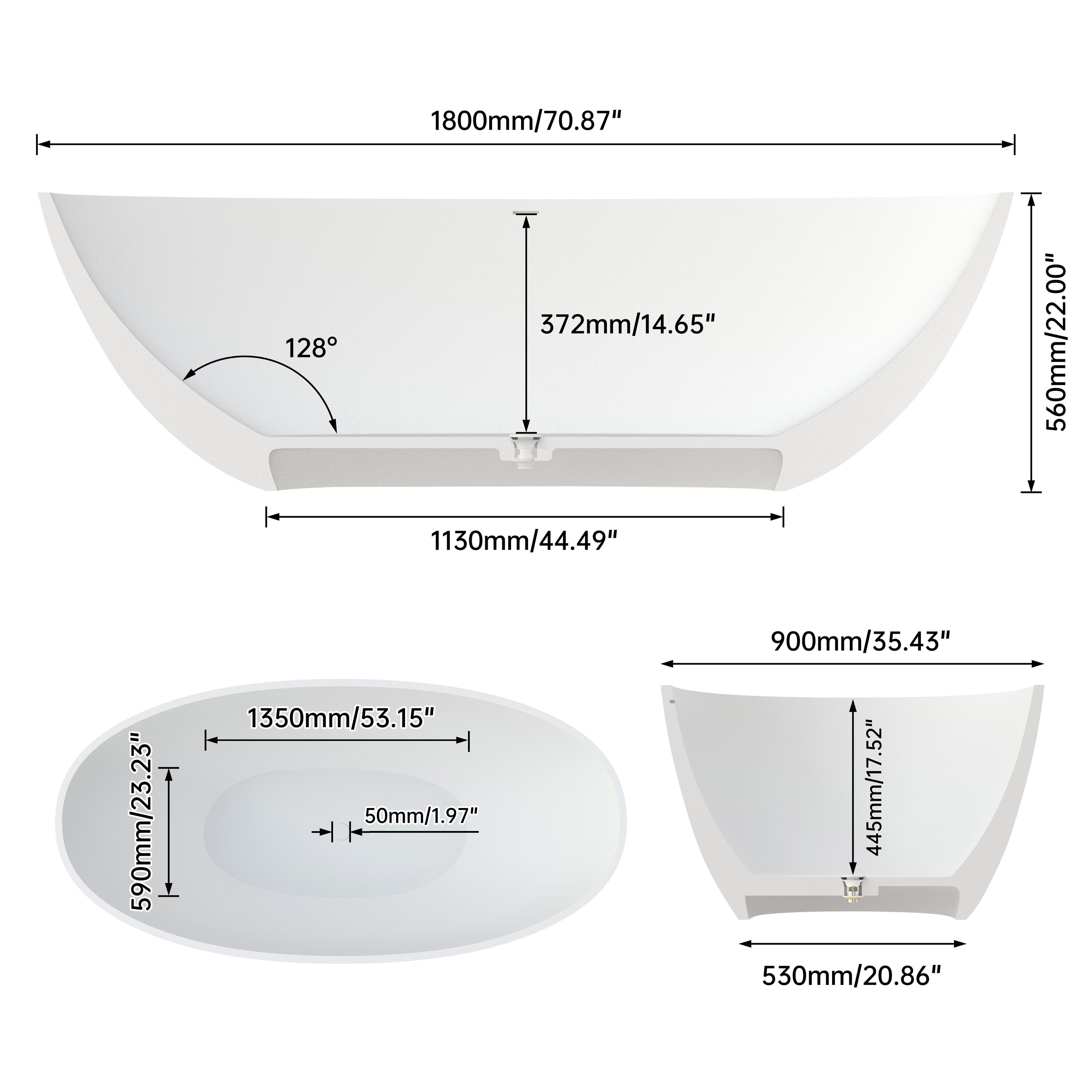 LUXEYARD DS-J-37853956 bathtubs - View #5