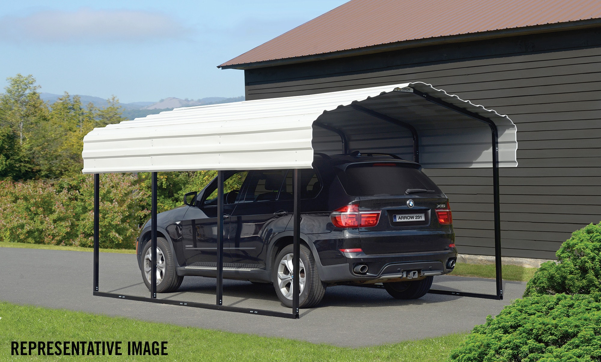 Arrow CPH102907 Carport-Covers - View #11