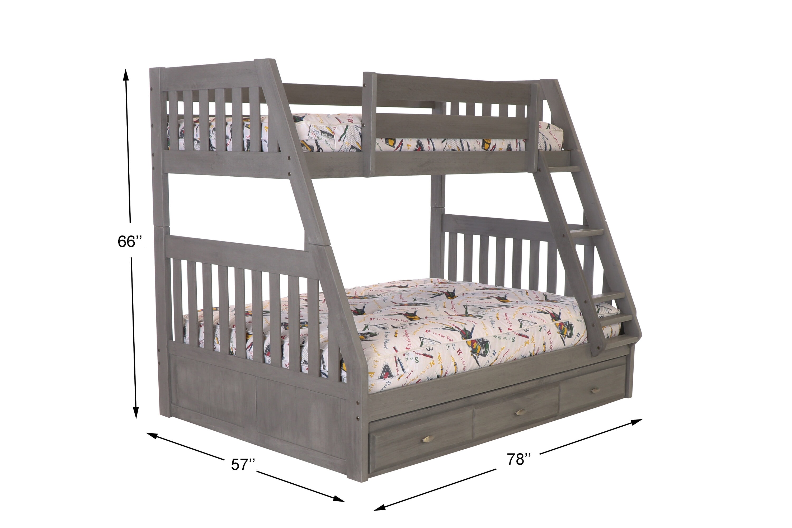 OSHOME 3219K3-22 Bunk-Beds - View #3