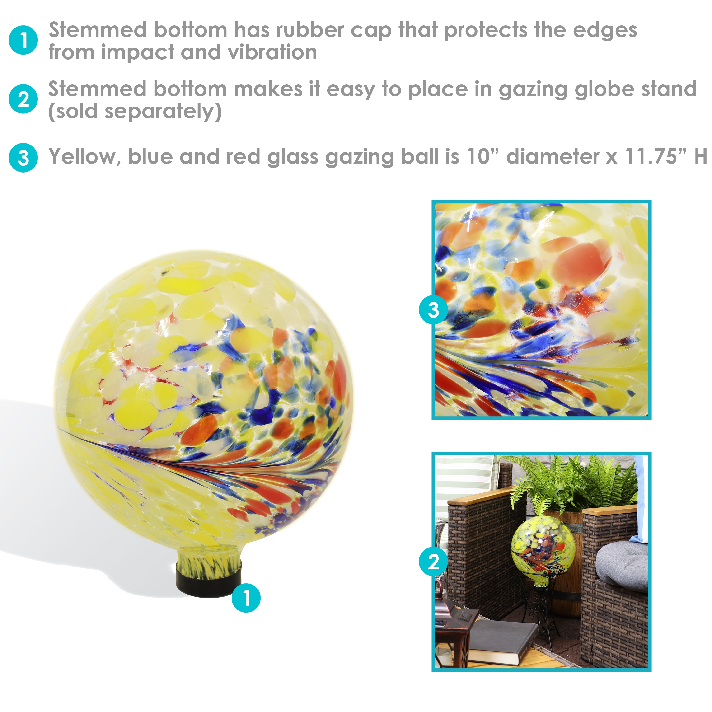 Sunnydaze Decor ZIB-199 Gazing-Ball-Stand - View #5