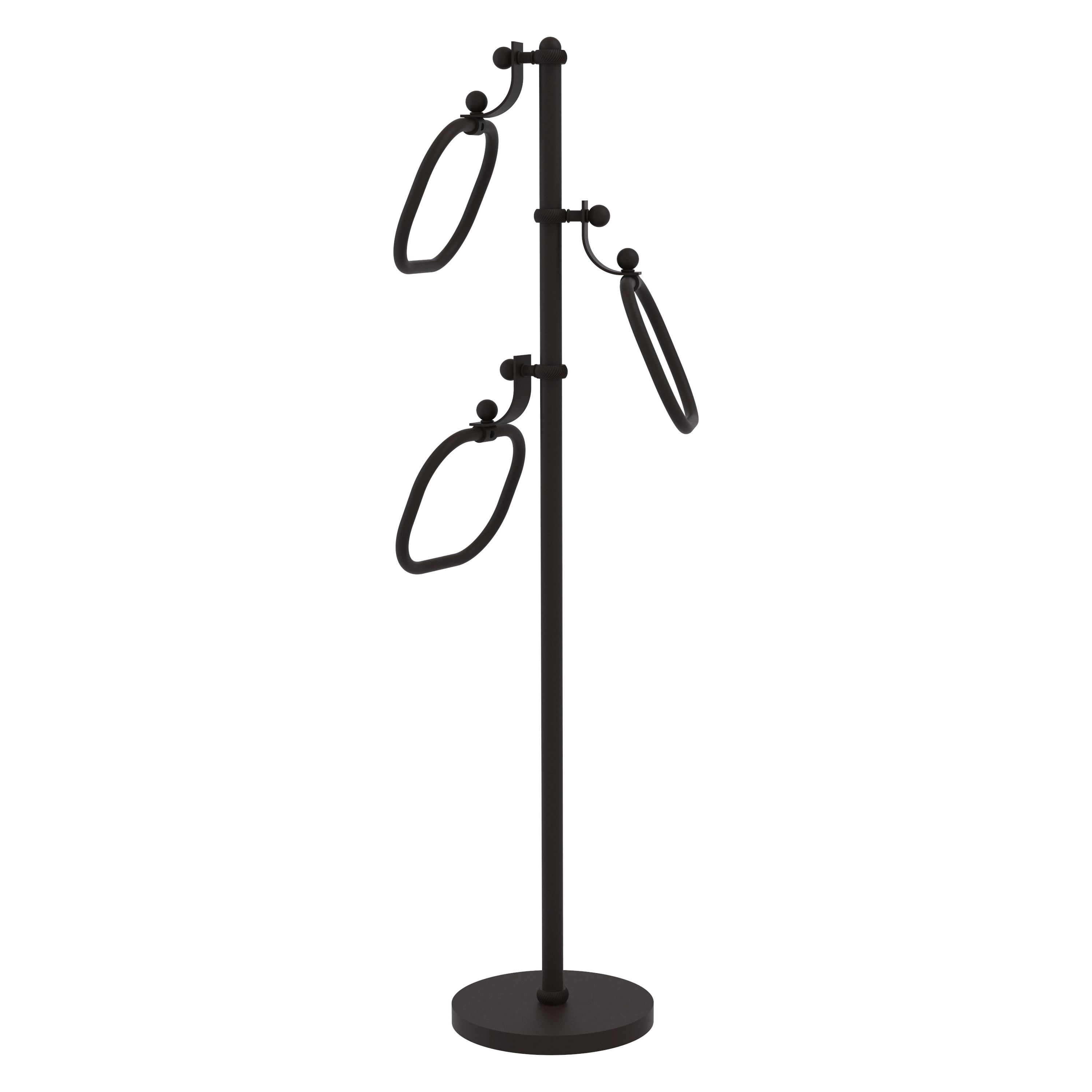 Allied Brass TS-83T-ORB Oil-rubbed bronze Freestanding floor Single Towel Ring
