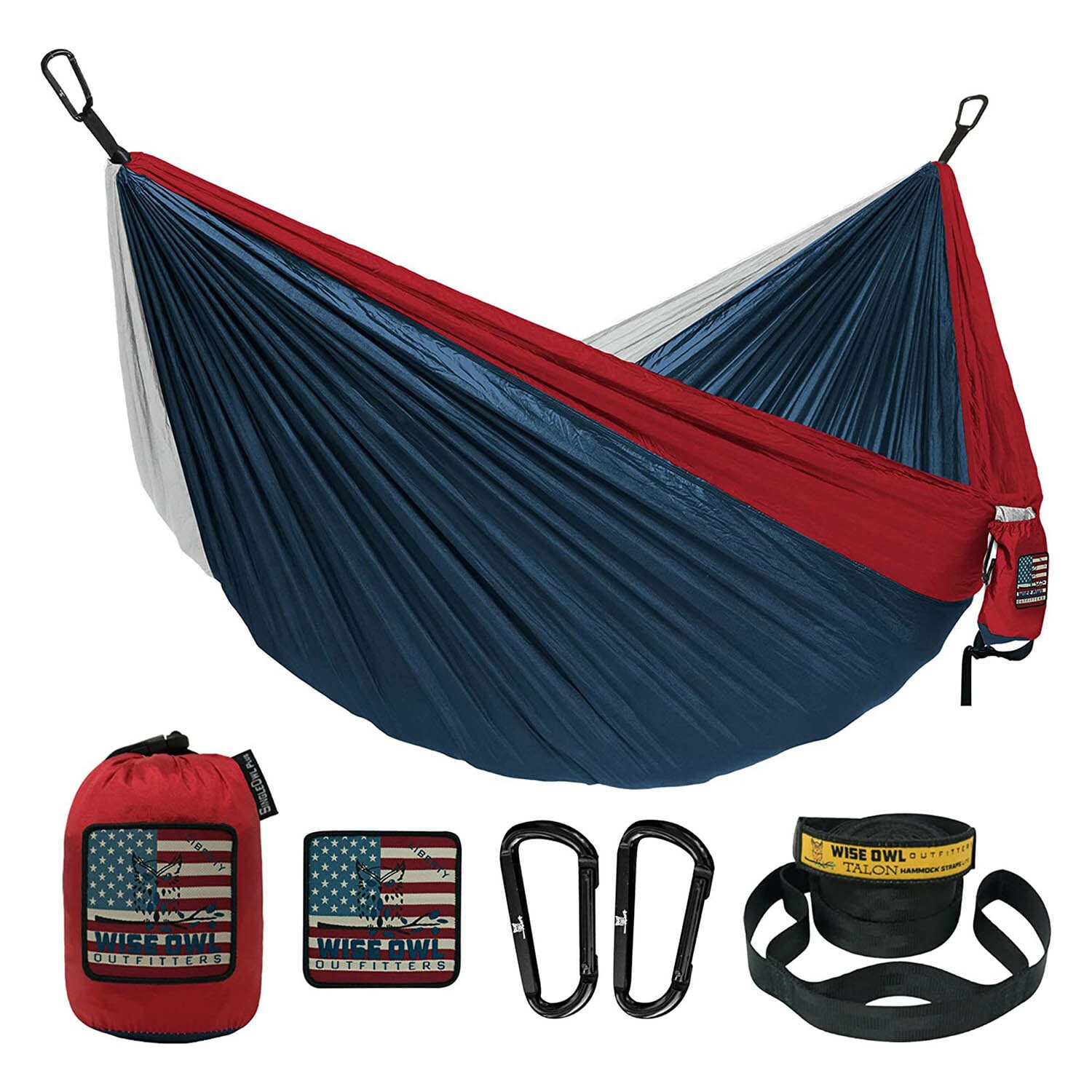 Wise Owl Outfitters 313789 Blue Fabric Hammock
