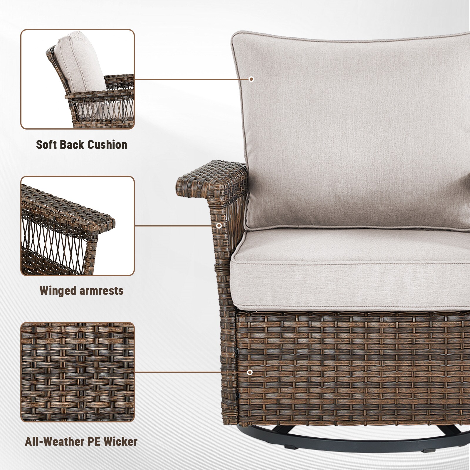 Rilyson FSLBR20-2 Patio-Chairs - View #5