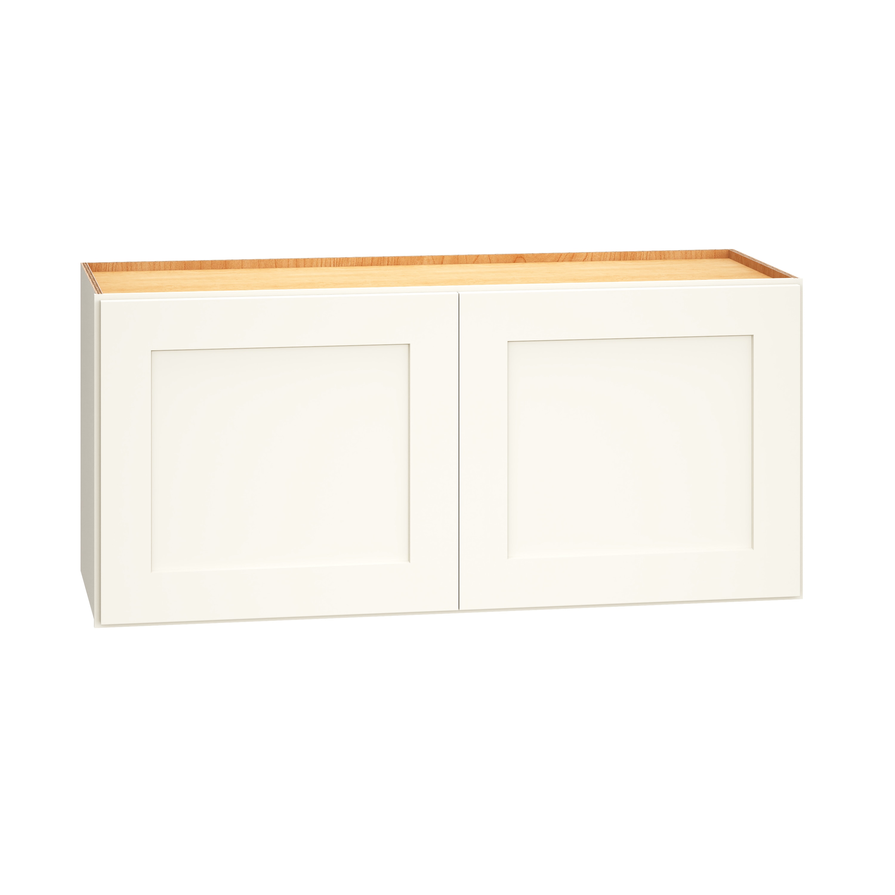 RELIABILT 332 W3315 Pinnacle 33-in W x 15-in H x 12-in D White Wall Fully assembled Plywood Cabinet (Recessed Panel Shaker)