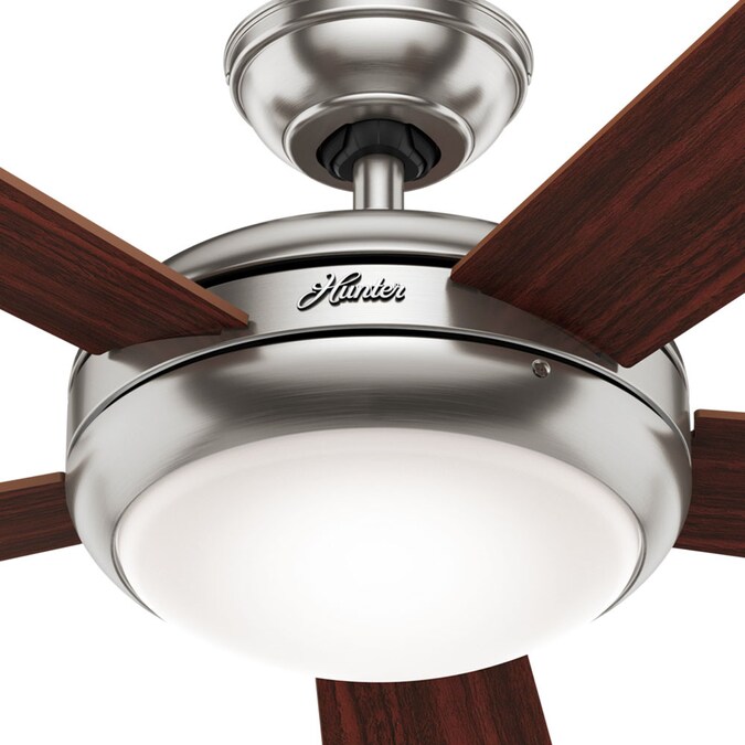 Hunter Palermo 52 In Brushed Nickel Led, Palermo Ceiling Fan