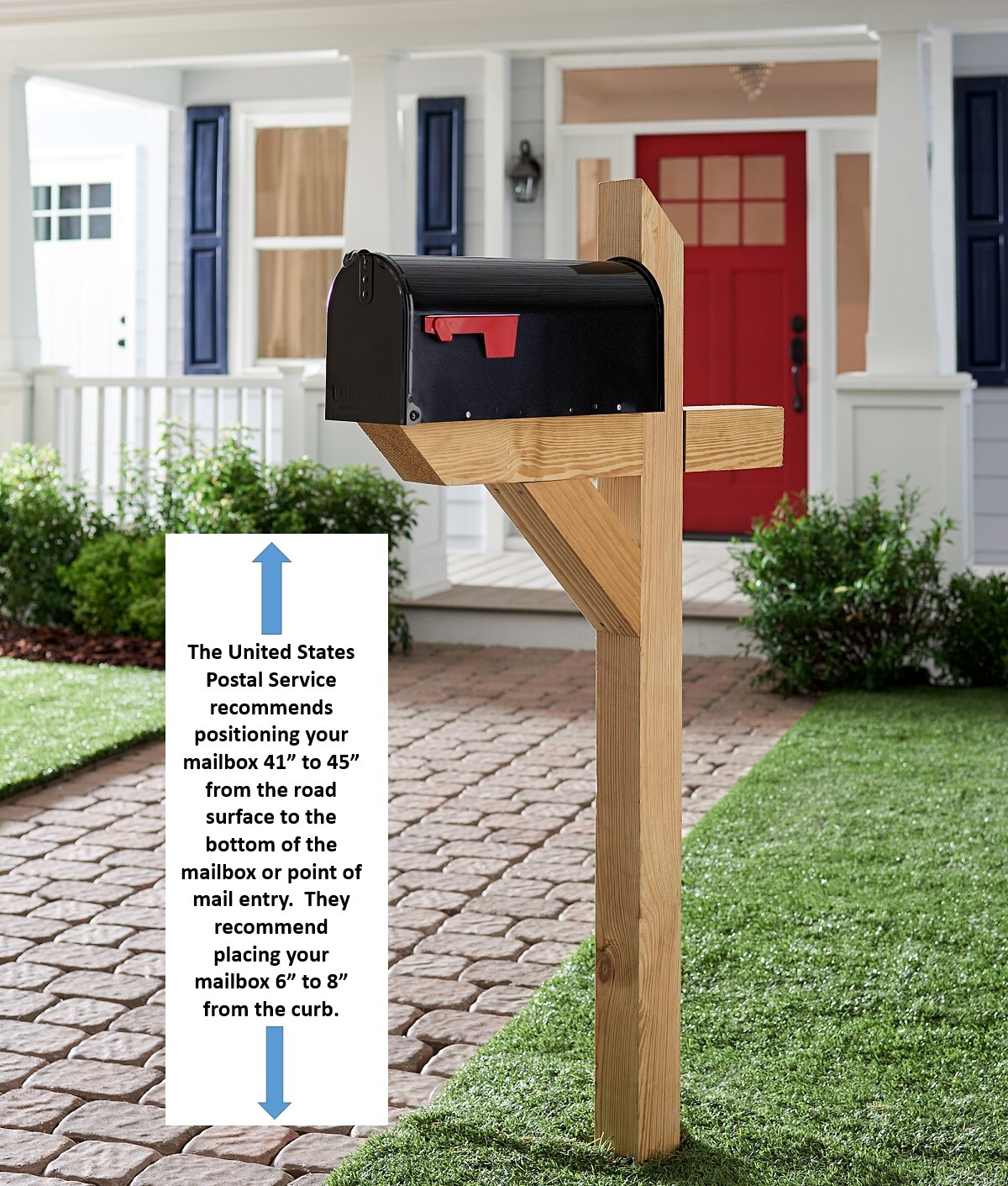 Severe Weather MBST40N Mailbox-Posts - View #3